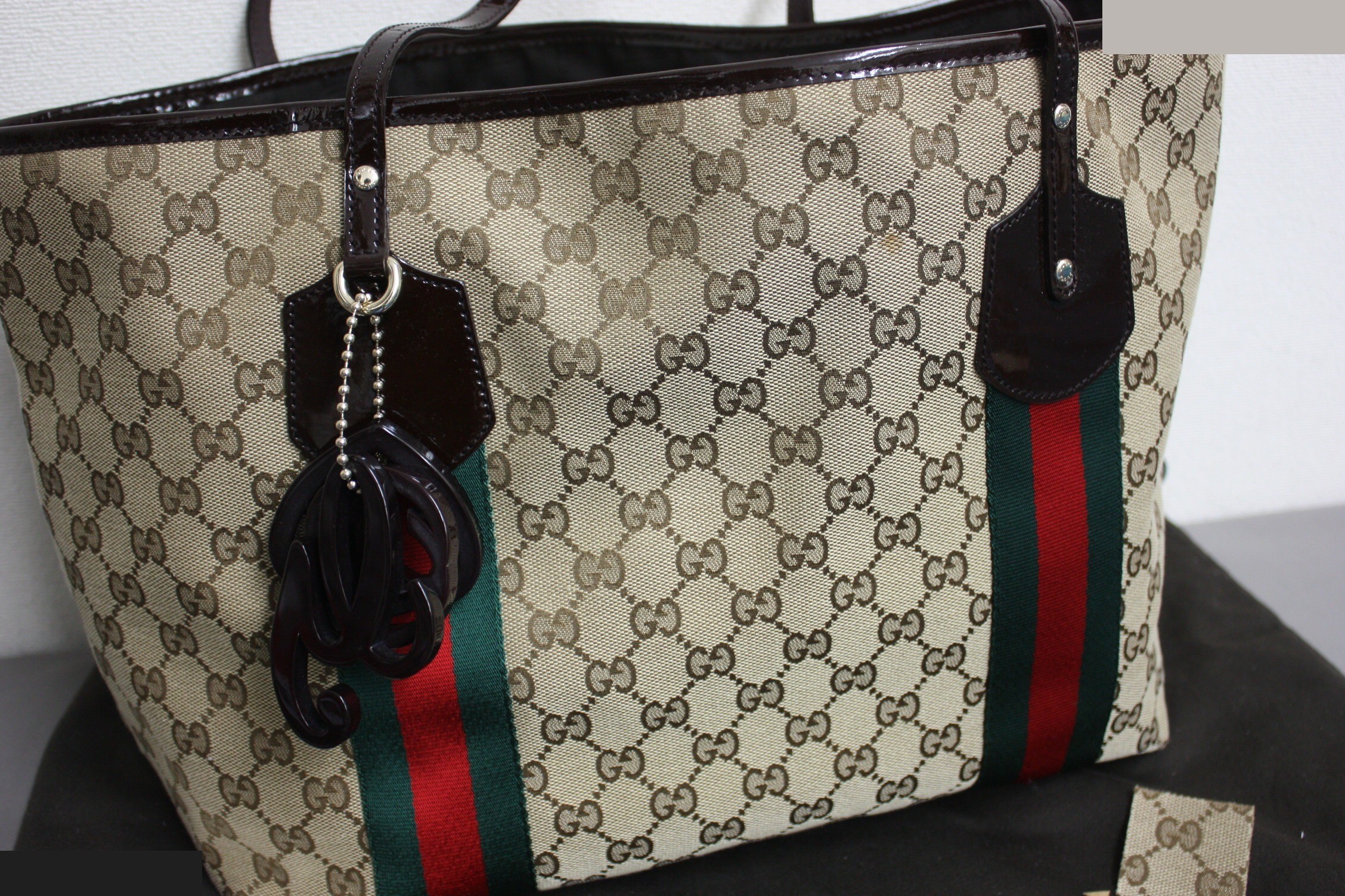 GG Canvas (Bag) - Tote Bag - Sherry Line — view 2