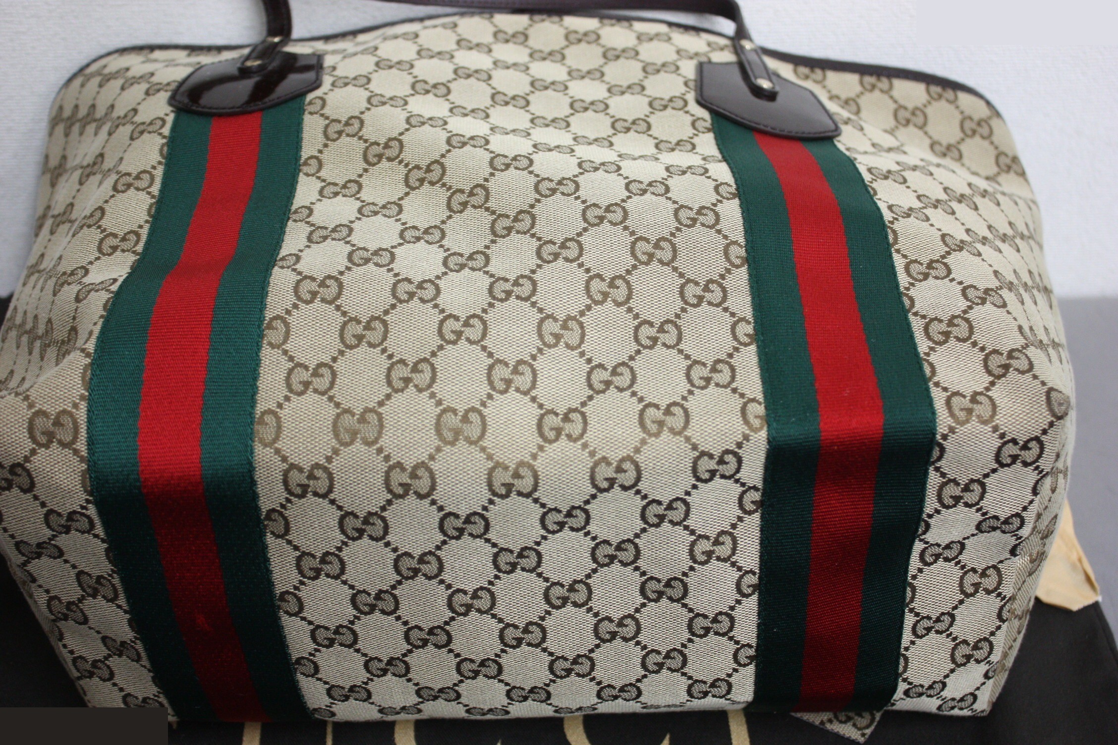 GG Canvas (Bag) - Tote Bag - Sherry Line — view 3