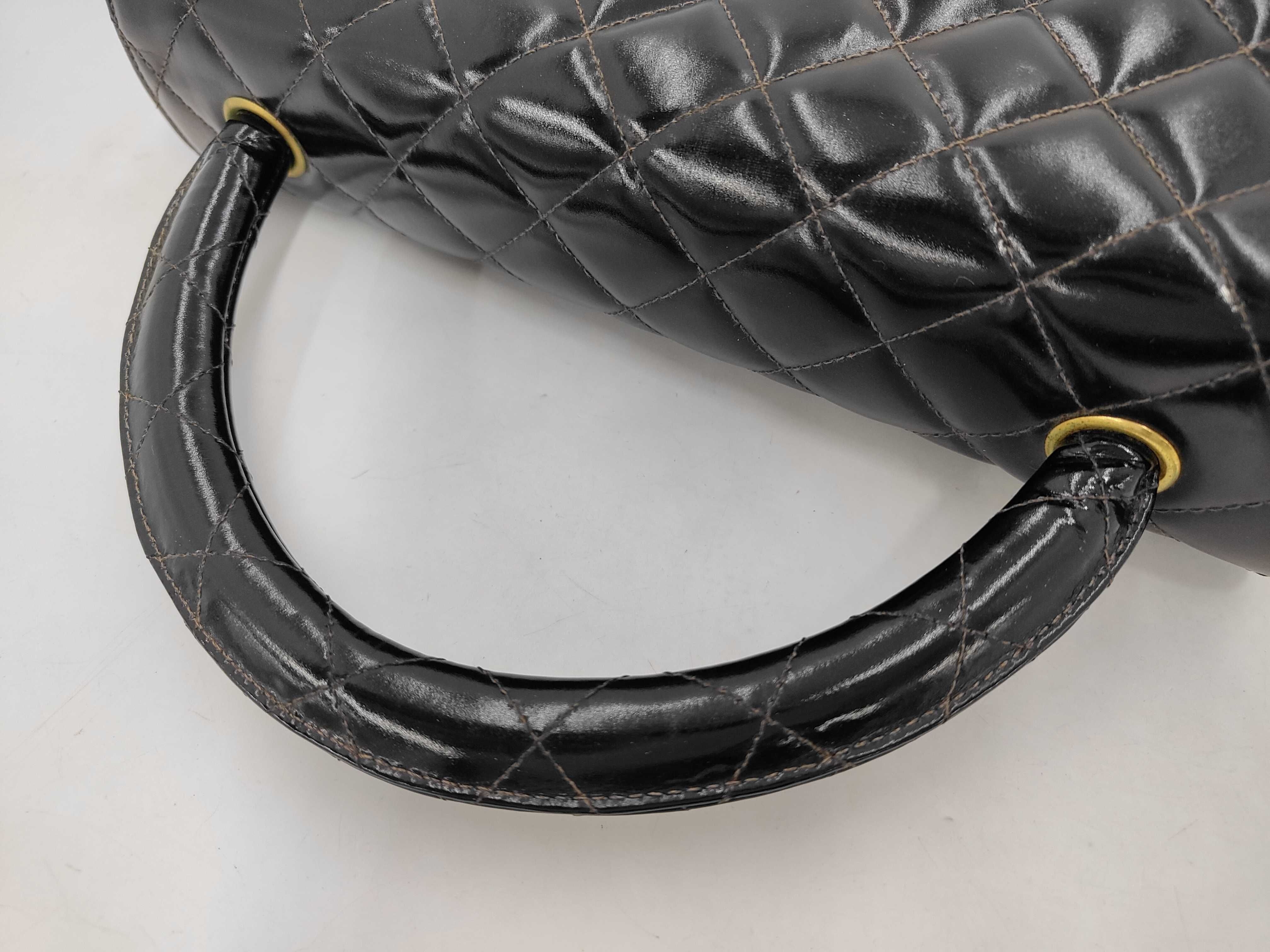 patent leather handbag, mother-daughter bag set (mother only), item number 4. — view 4