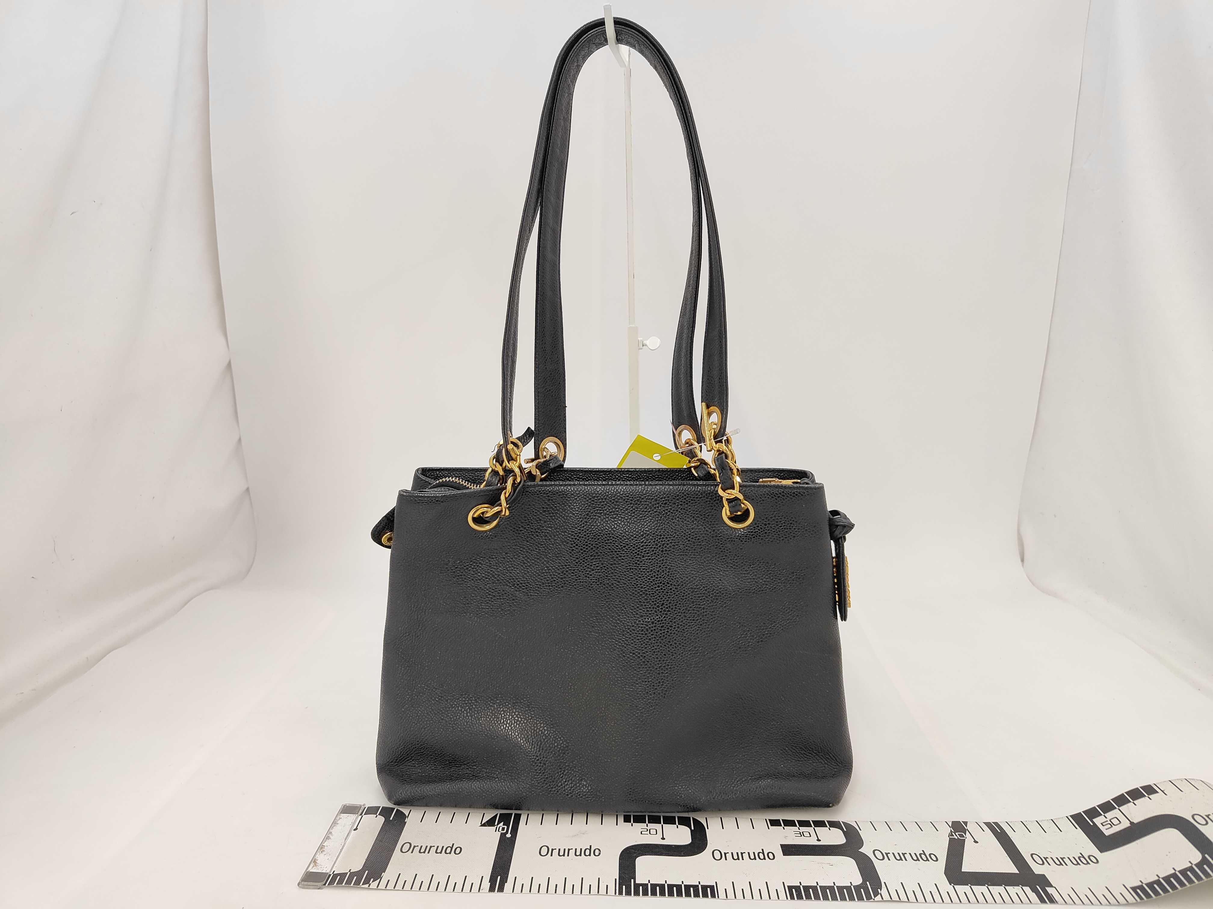 Caviar Skin Turnlock Tote/Shoulder Bag (Serial Number 3) — view 2