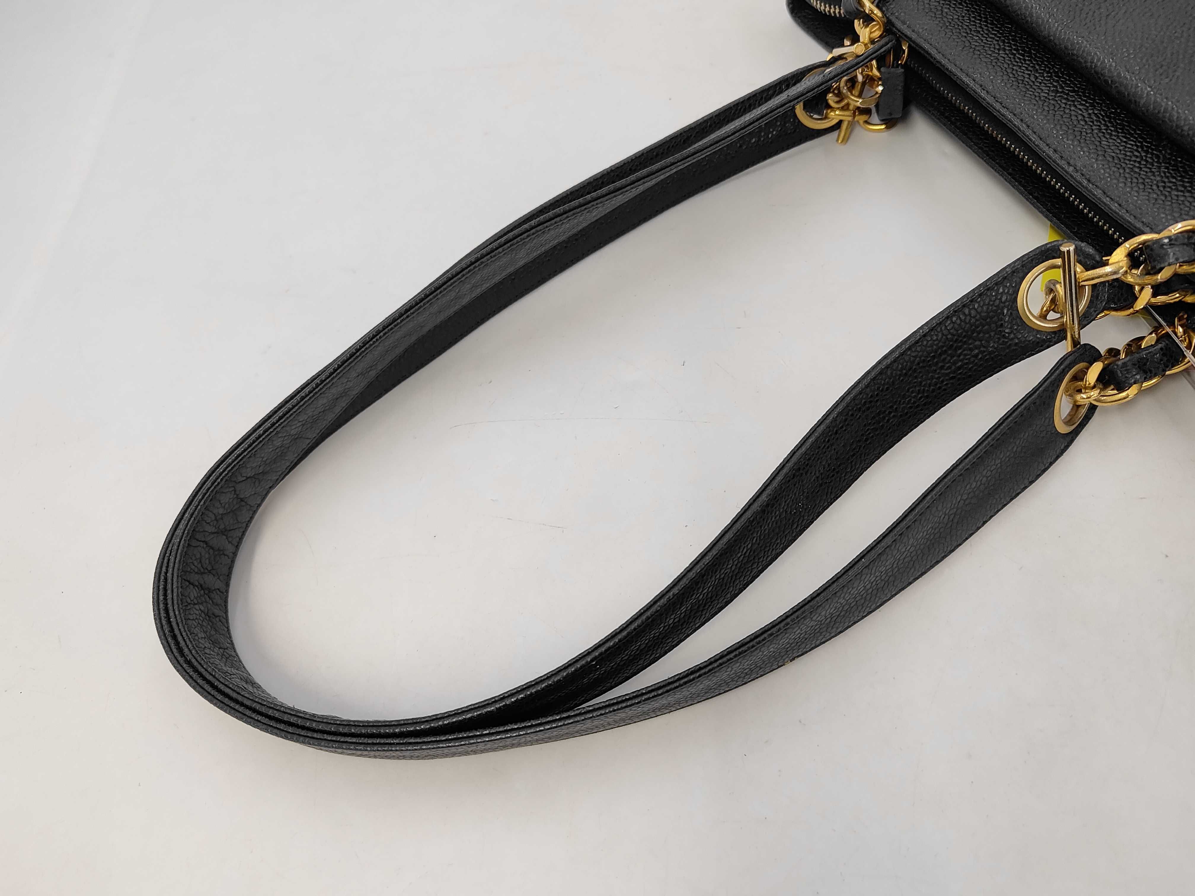 Caviar Skin Turnlock Tote/Shoulder Bag (Serial Number 3) — view 3