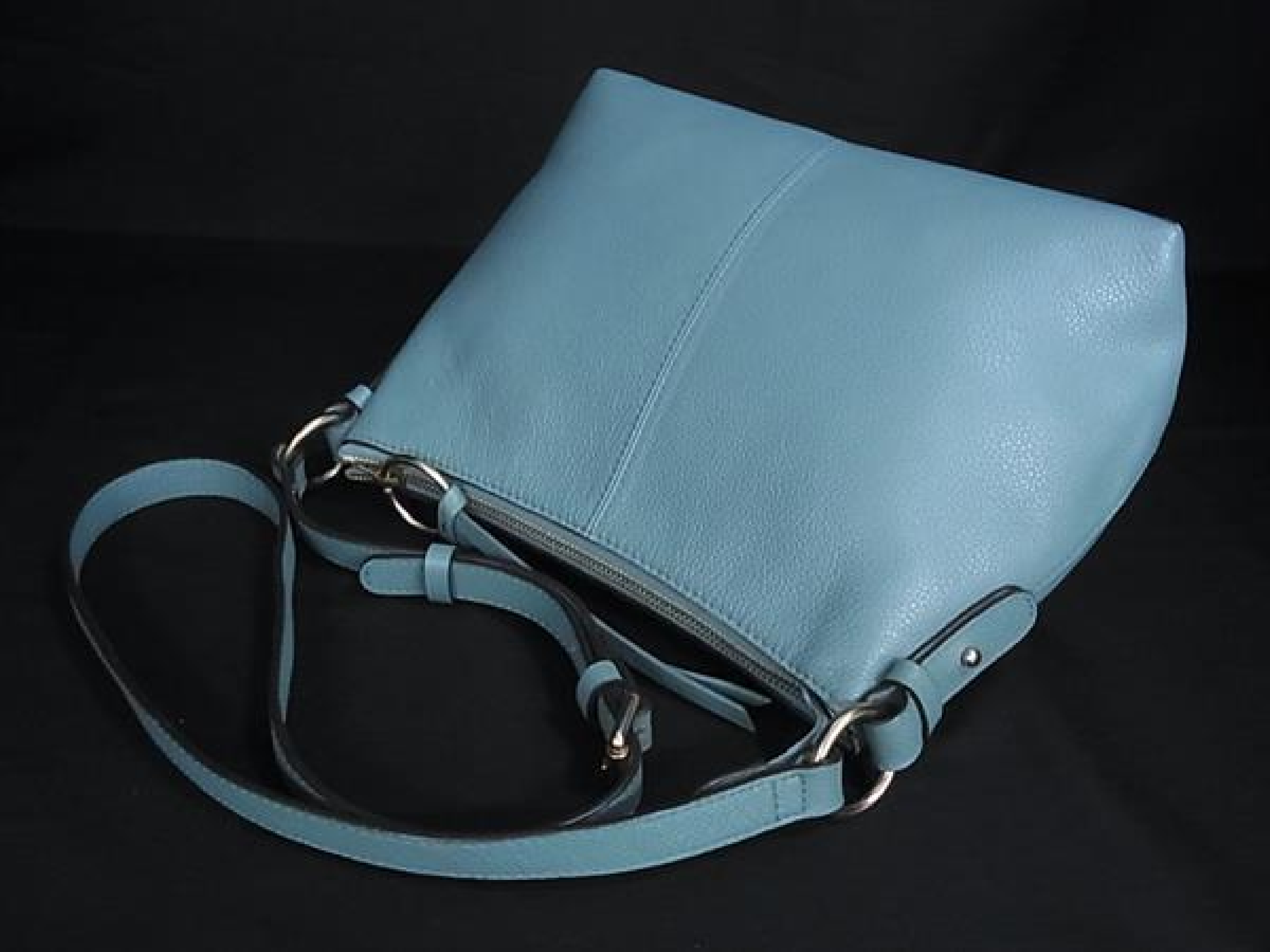 SEE BY CHLOE Joan Leather 2-Way Crossbody/Shoulder Bag, Light Blue (HB4257) — view 3