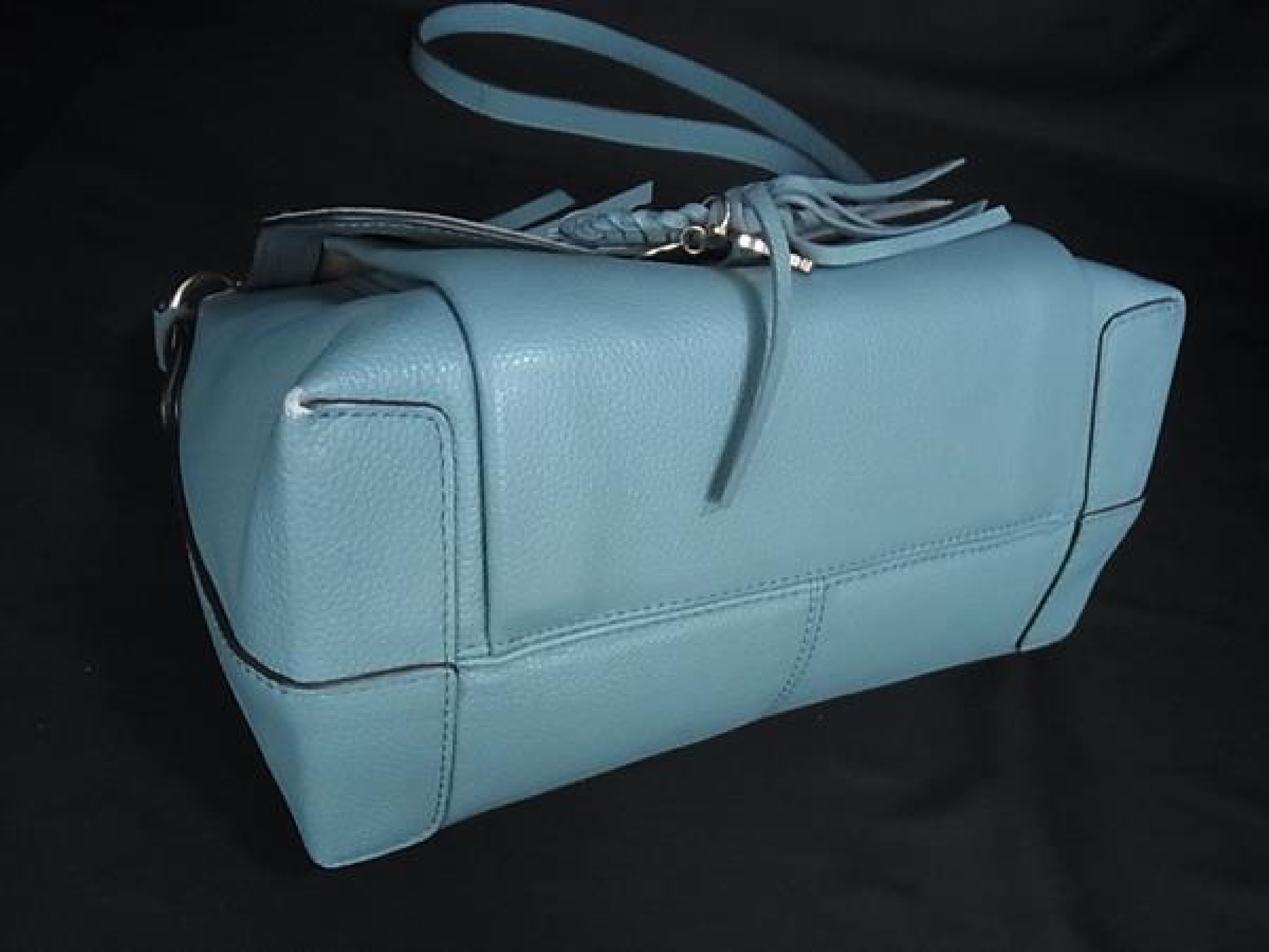 SEE BY CHLOE Joan Leather 2-Way Crossbody/Shoulder Bag, Light Blue (HB4257) — view 4