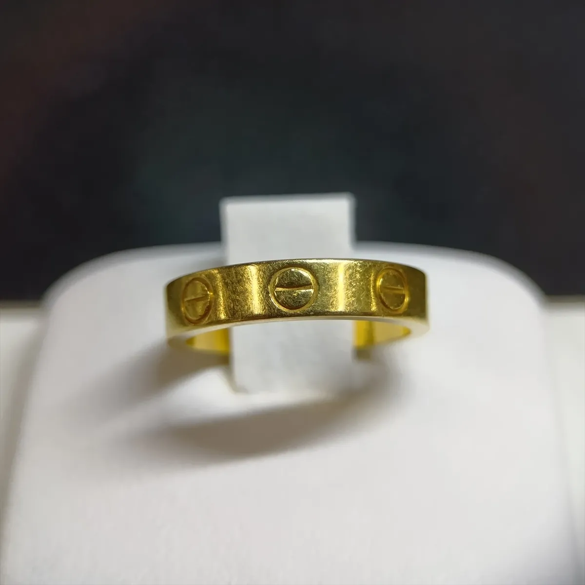 Mini Love Ring, 750 (Yellow Gold), 3.4g, Size 45, DP9206. Some motif — view 6