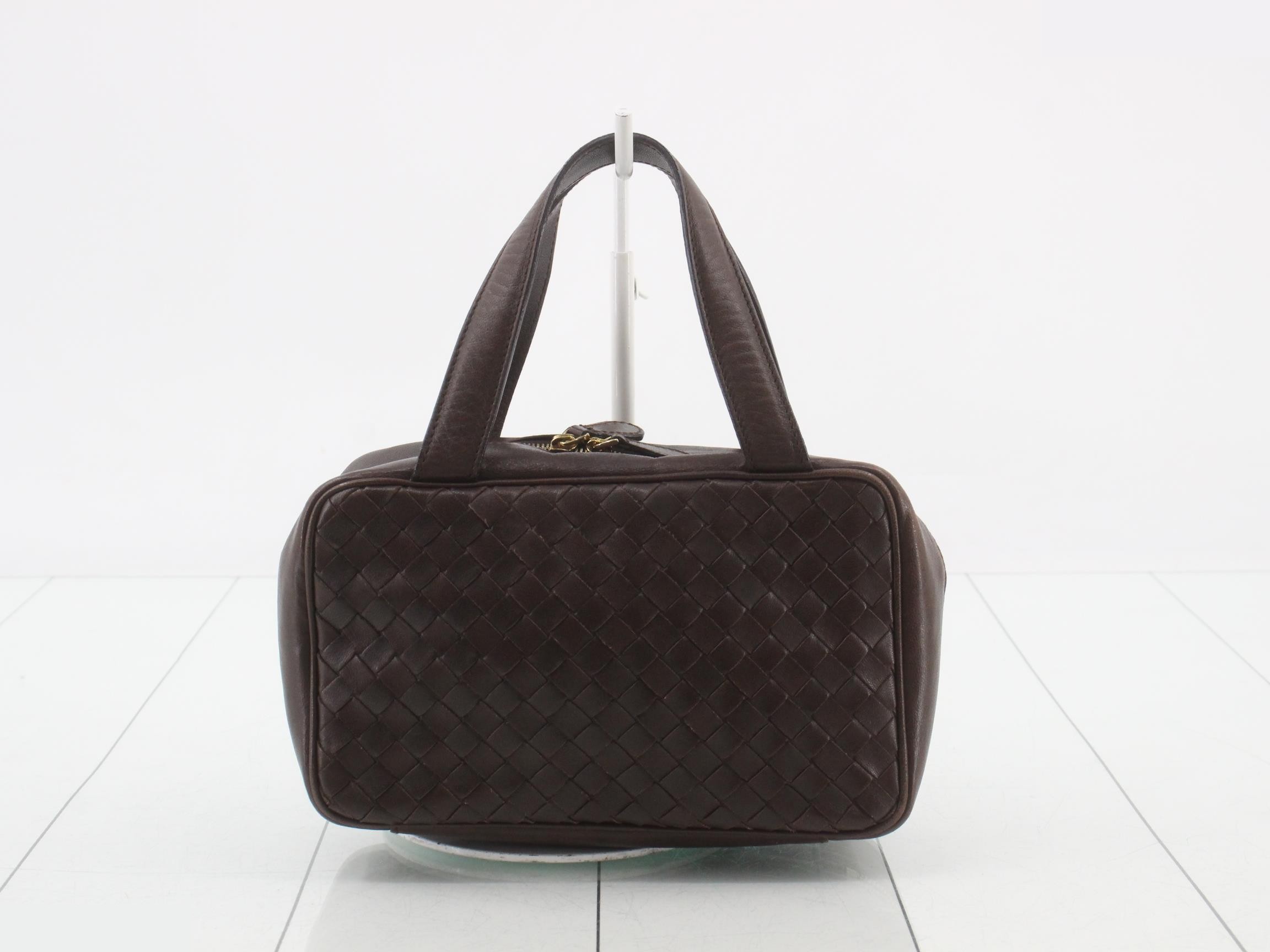 Intrecciato (bag) - Handbag - Leather - Brown — view 2