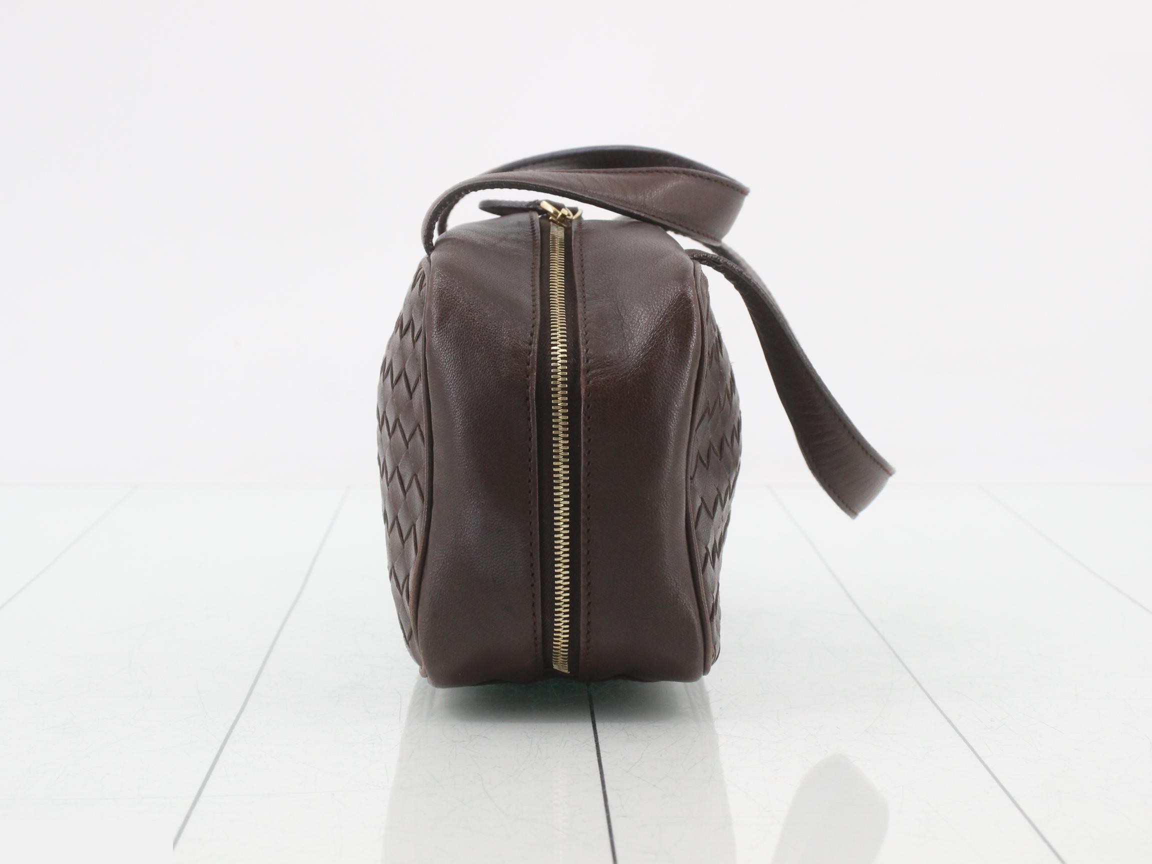 Intrecciato (bag) - Handbag - Leather - Brown — view 3