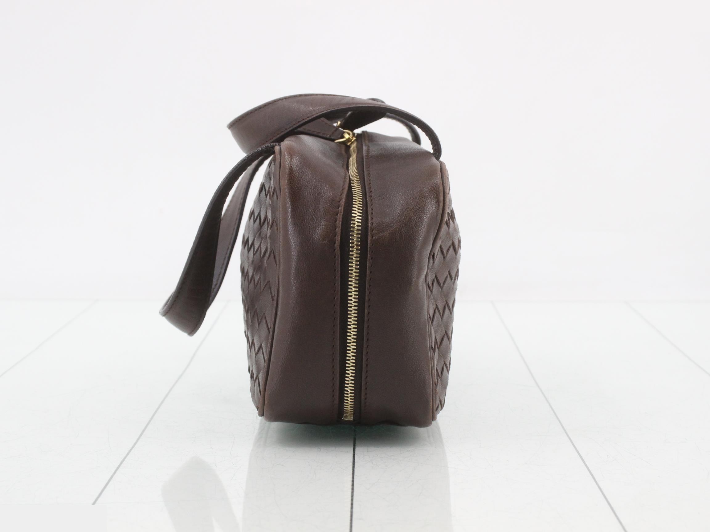 Intrecciato (bag) - Handbag - Leather - Brown — view 4