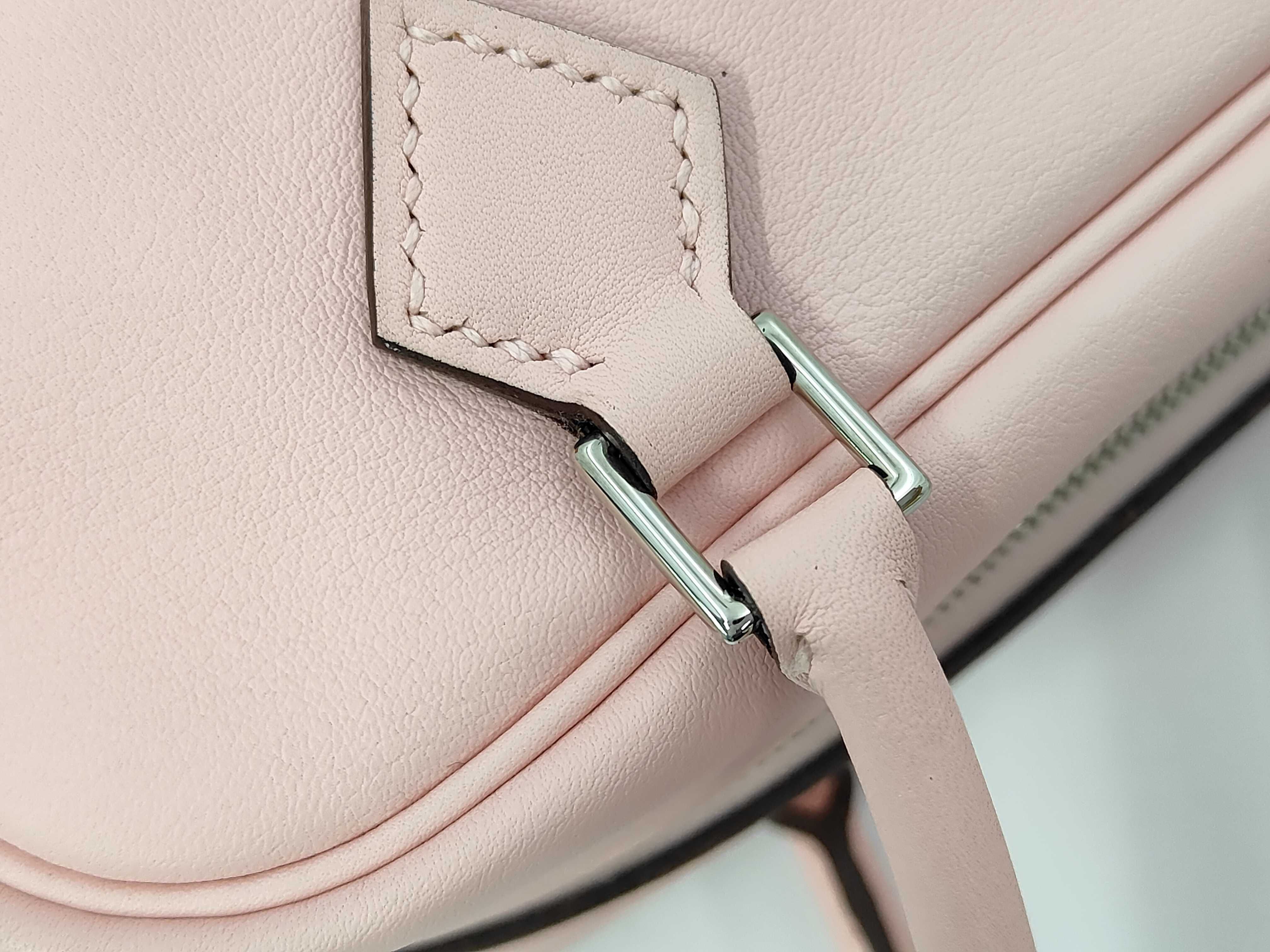 Plume Mini T-stamp Swift Leather Bag — view 7