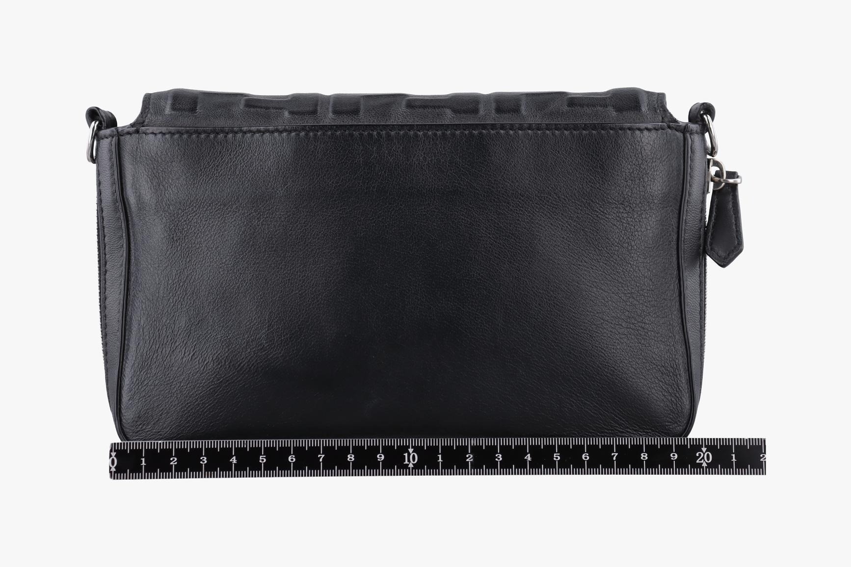 FF logo leather black — view 2