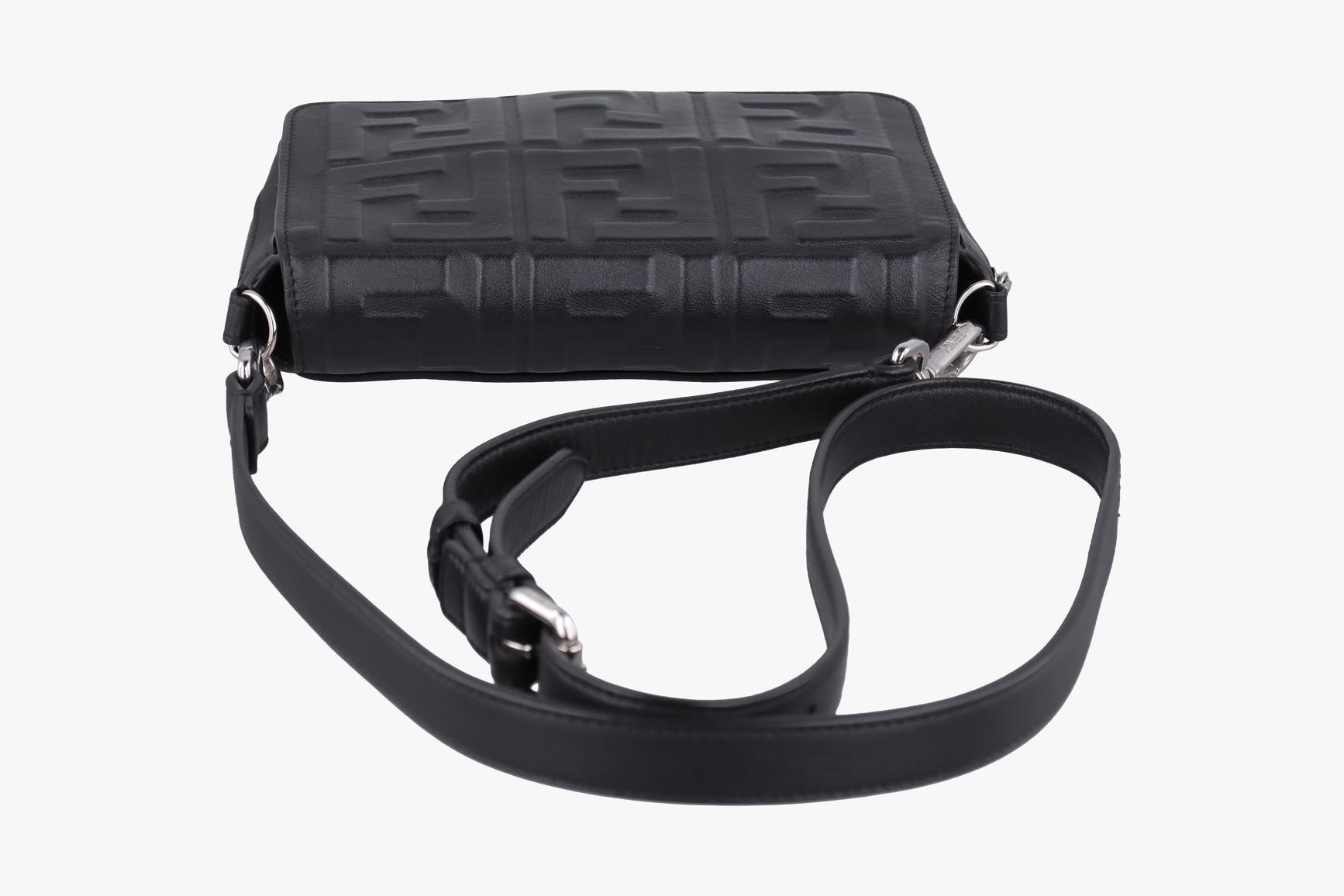 FF logo leather black — view 5