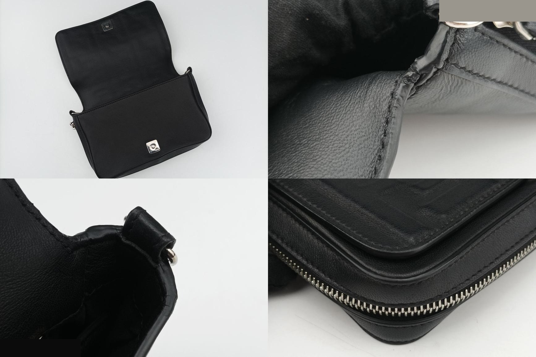 FF logo leather black — view 9