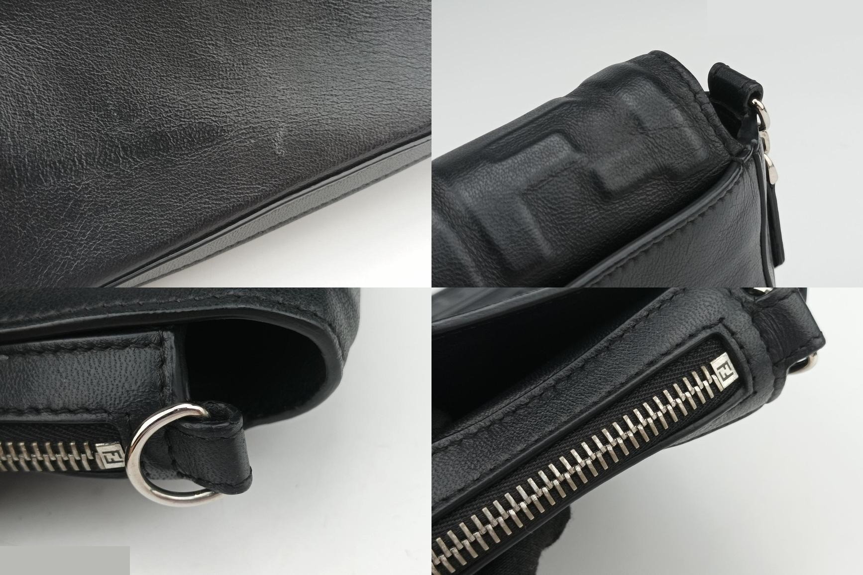 FF logo leather black — view 10