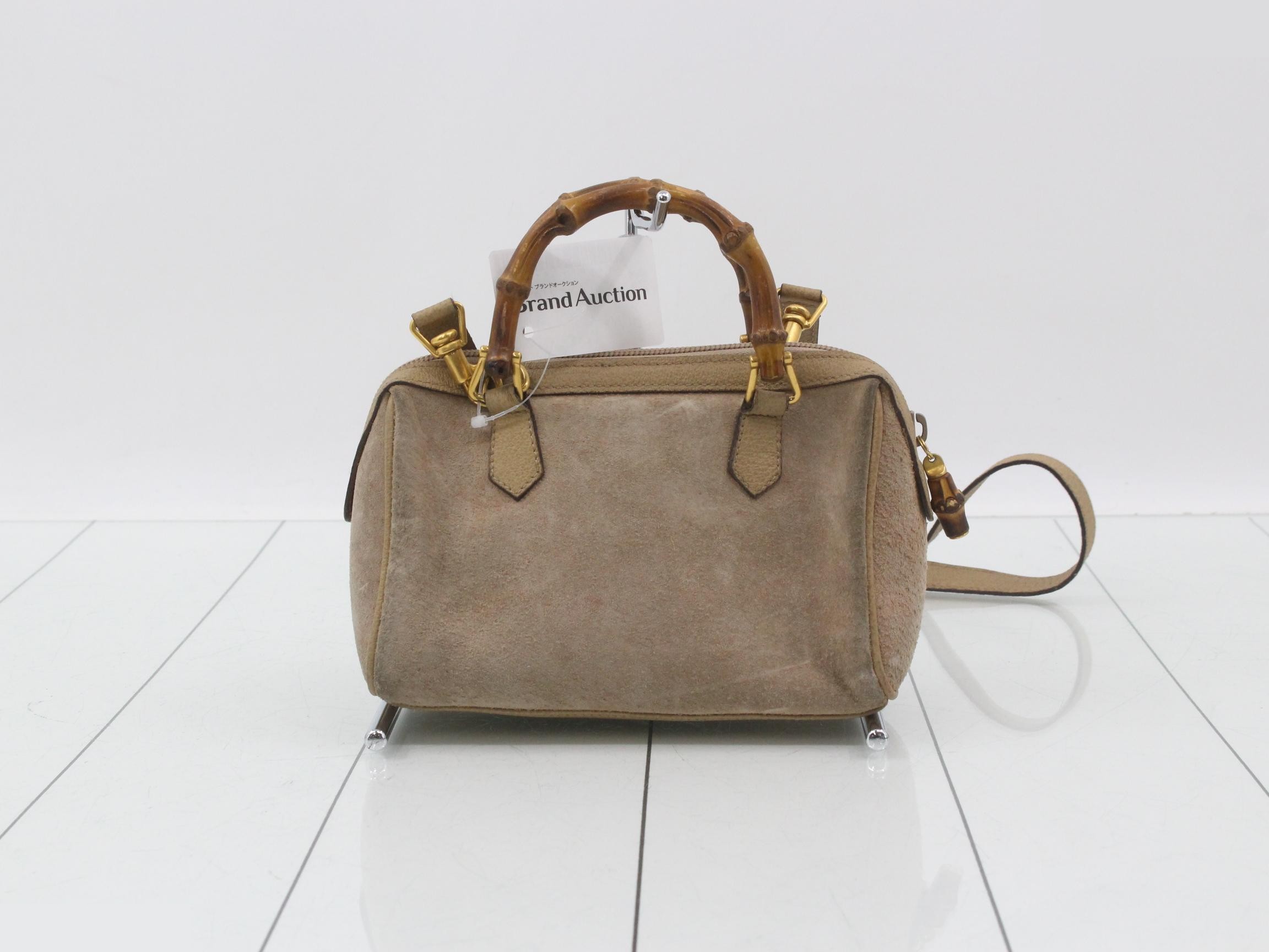 Bamboo (bag) - Shoulder bag, suede, beige — view 2