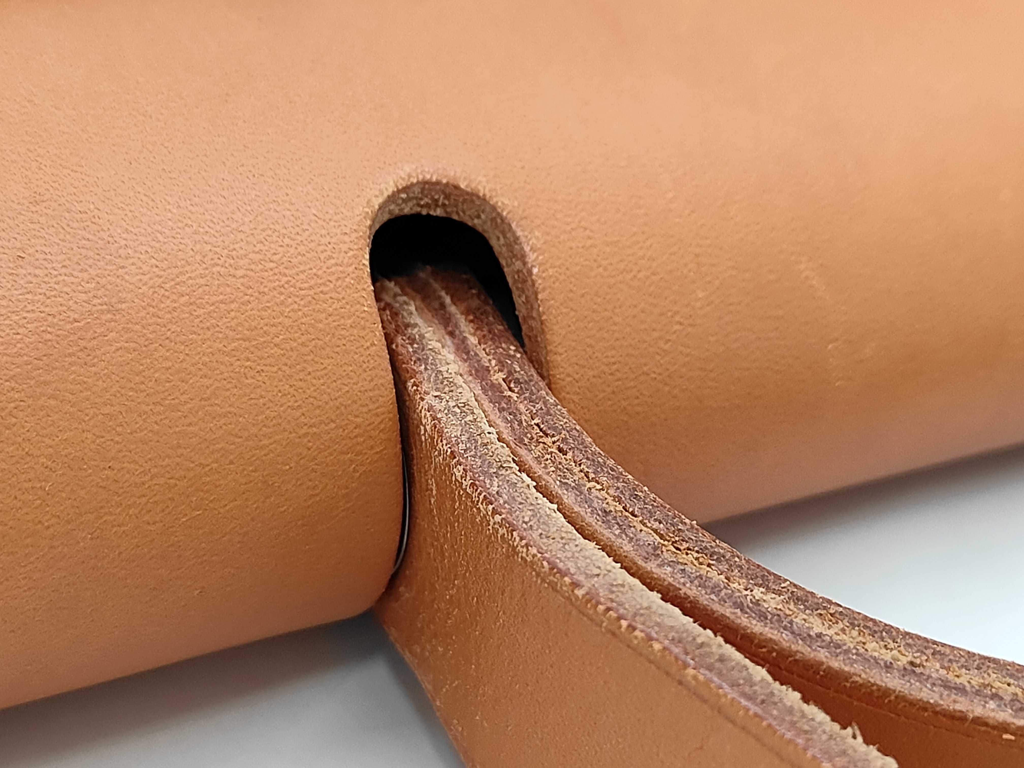 Herbag MM Toile H x Vache Hunter Beige x Natural Silver Hardware C: 1999 Shoulder Bag — view 6