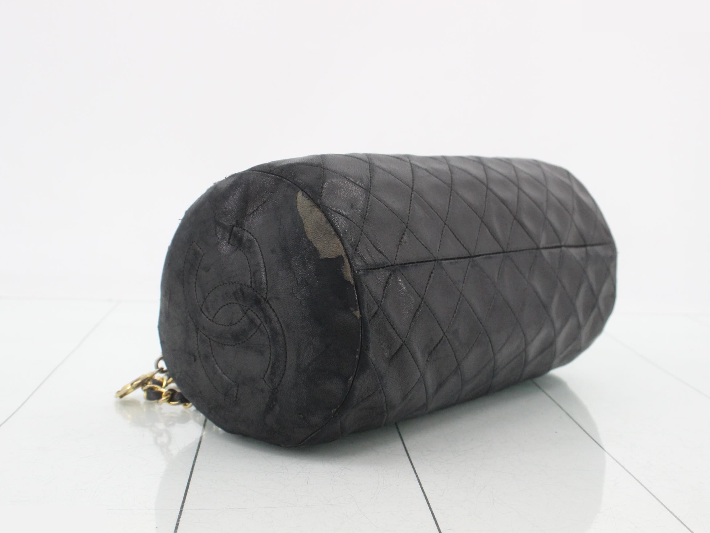 Lambskin Mini Boston Bag Matelassé — view 5