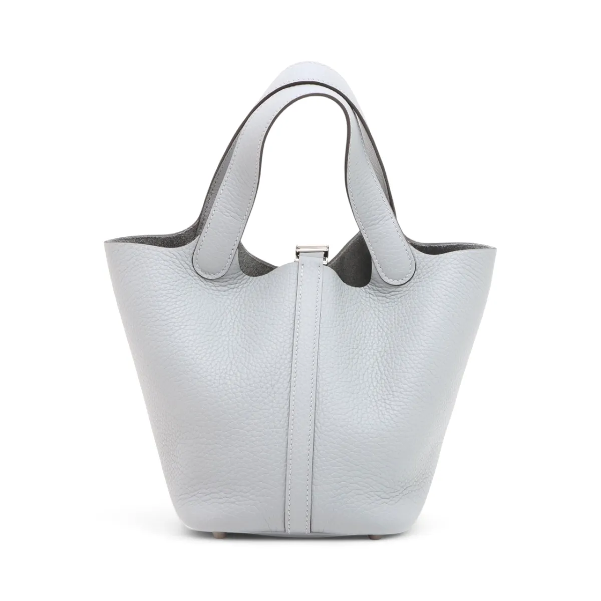[Individually packaged] Hermes Picotin Lock 18 PM Taurillon Clemence Gris Pantin Silver Hardware K: 2025 — view 2