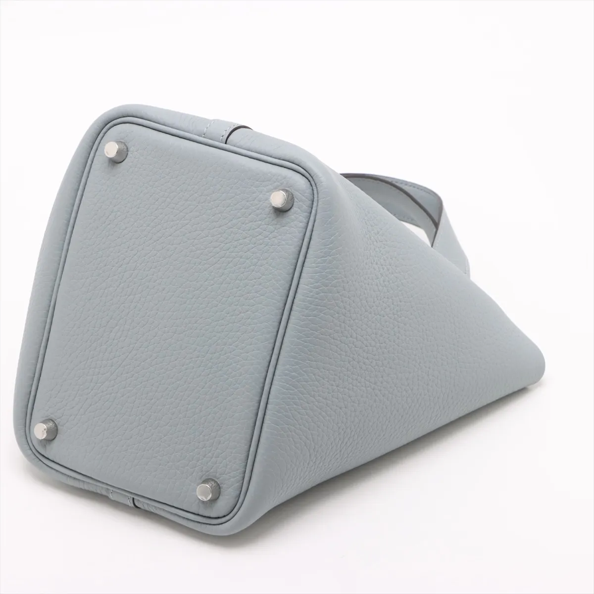 [Individually packaged] Hermes Picotin Lock 18 PM Taurillon Clemence Gris Pantin Silver Hardware K: 2025 — view 3