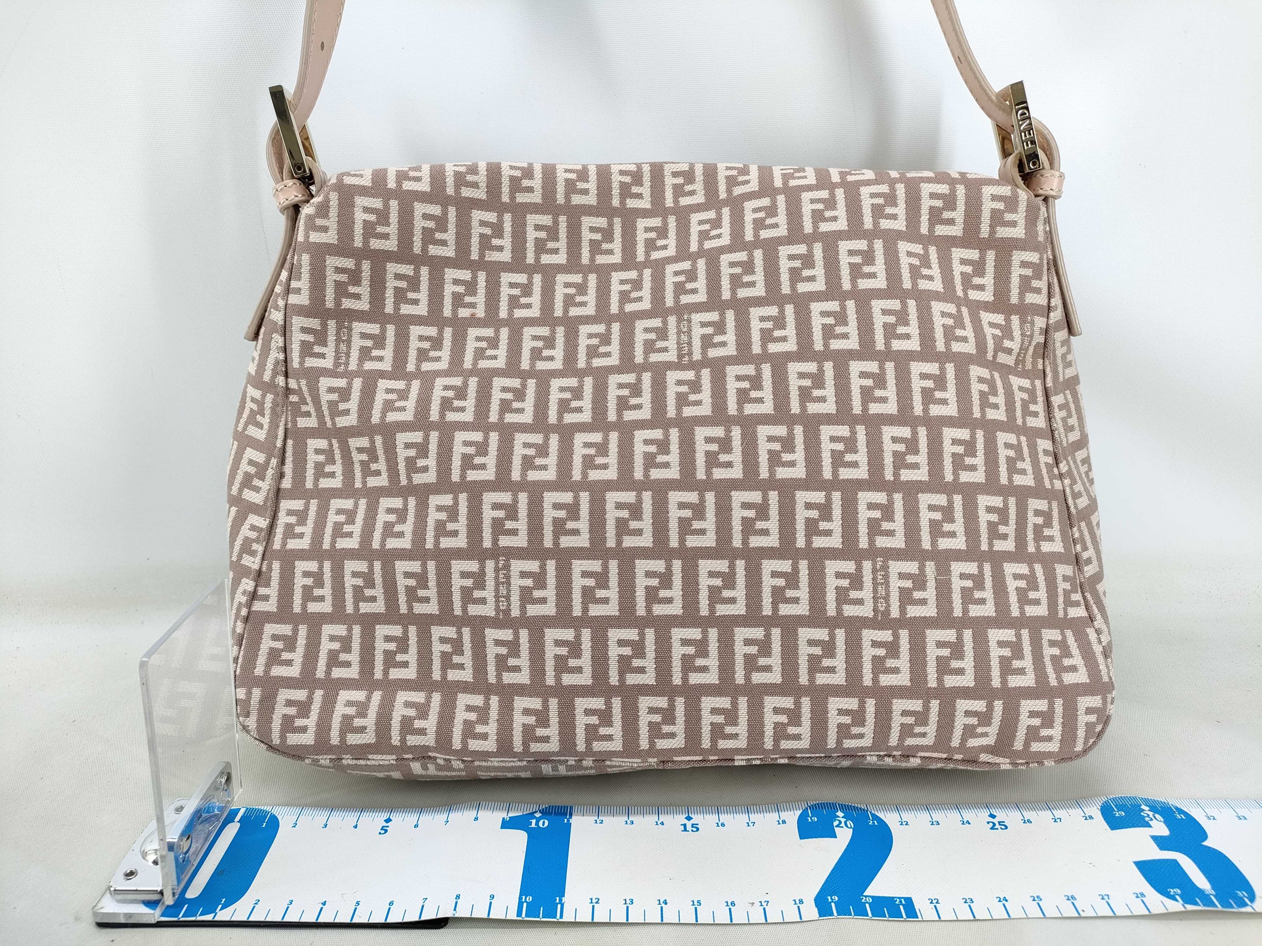 Zucca pattern Fendi bag, pink (with accessories and dust bag) shoulder bag — view 2