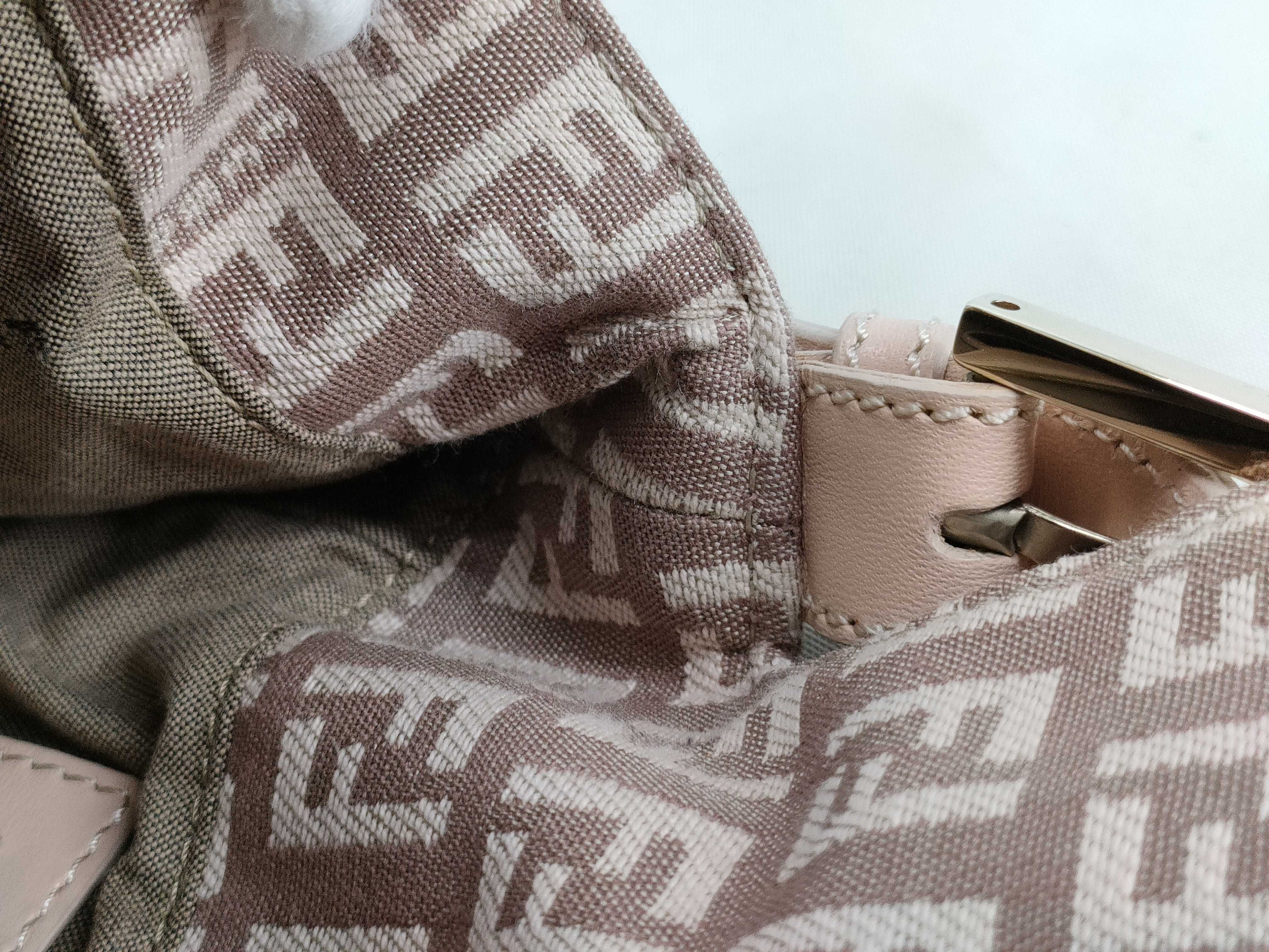 Zucca pattern Fendi bag, pink (with accessories and dust bag) shoulder bag — view 11