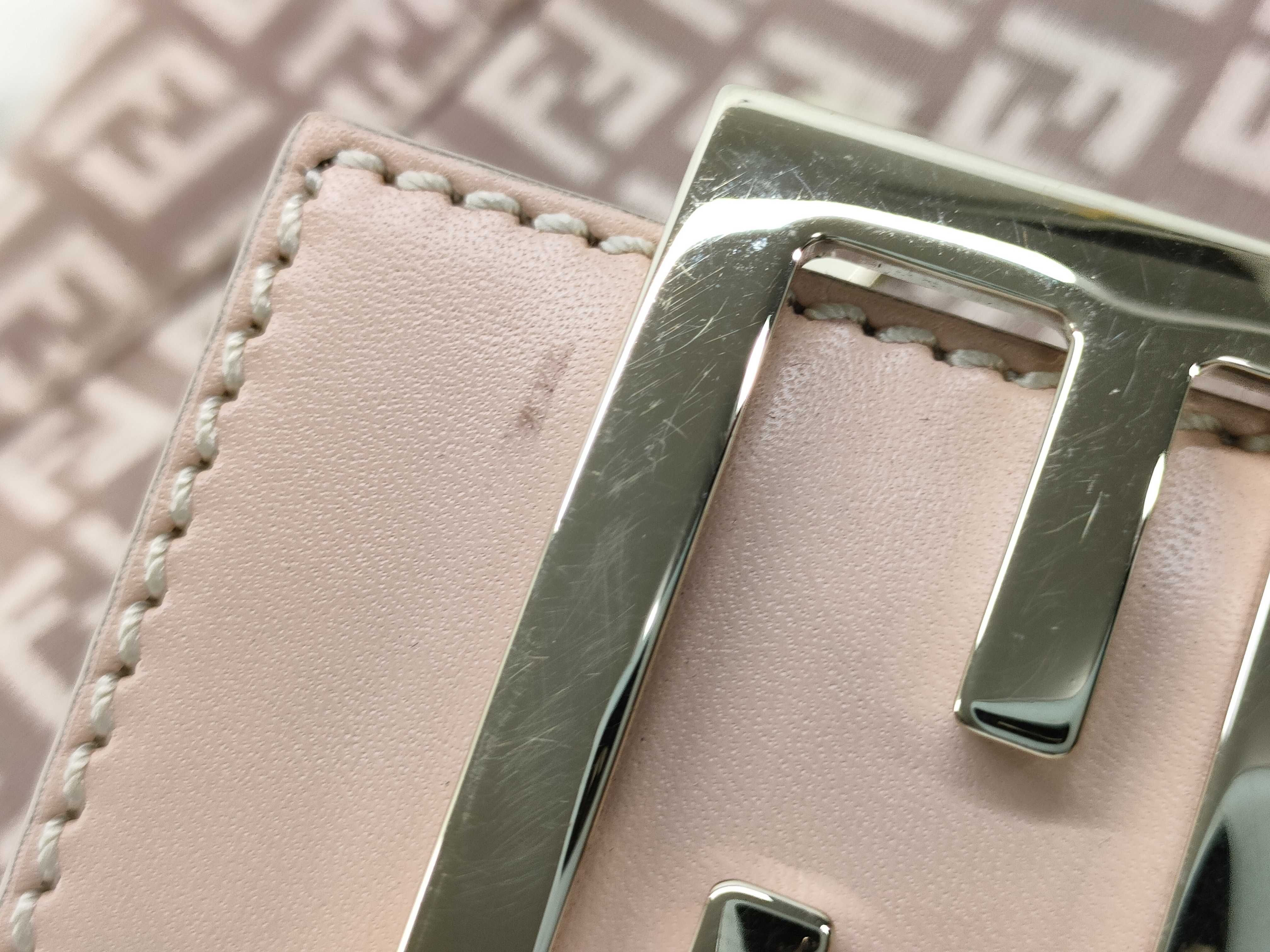 Zucca pattern Fendi bag, pink (with accessories and dust bag) shoulder bag — view 14