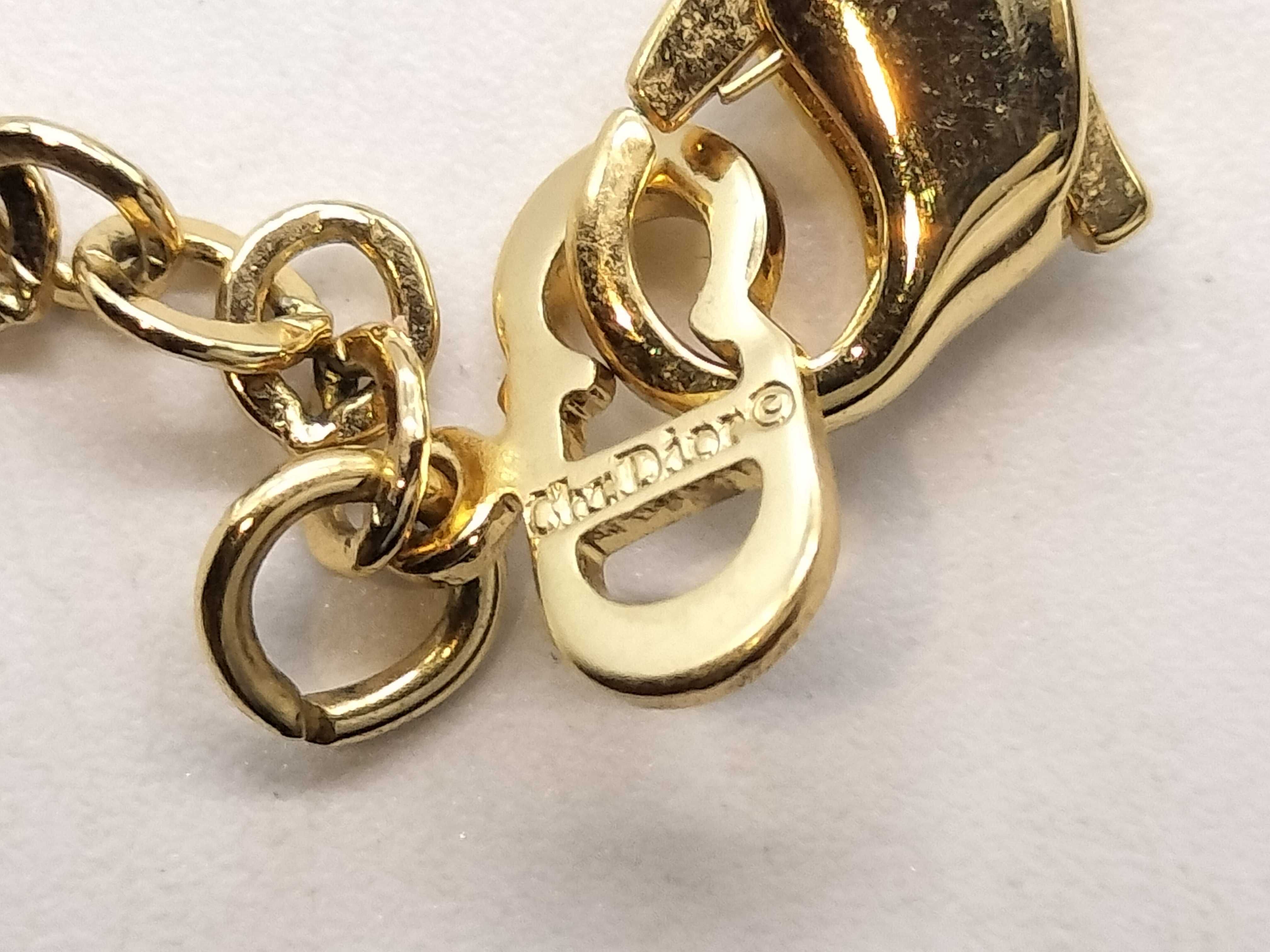 Logo Heart Rhinestone Necklace — view 7
