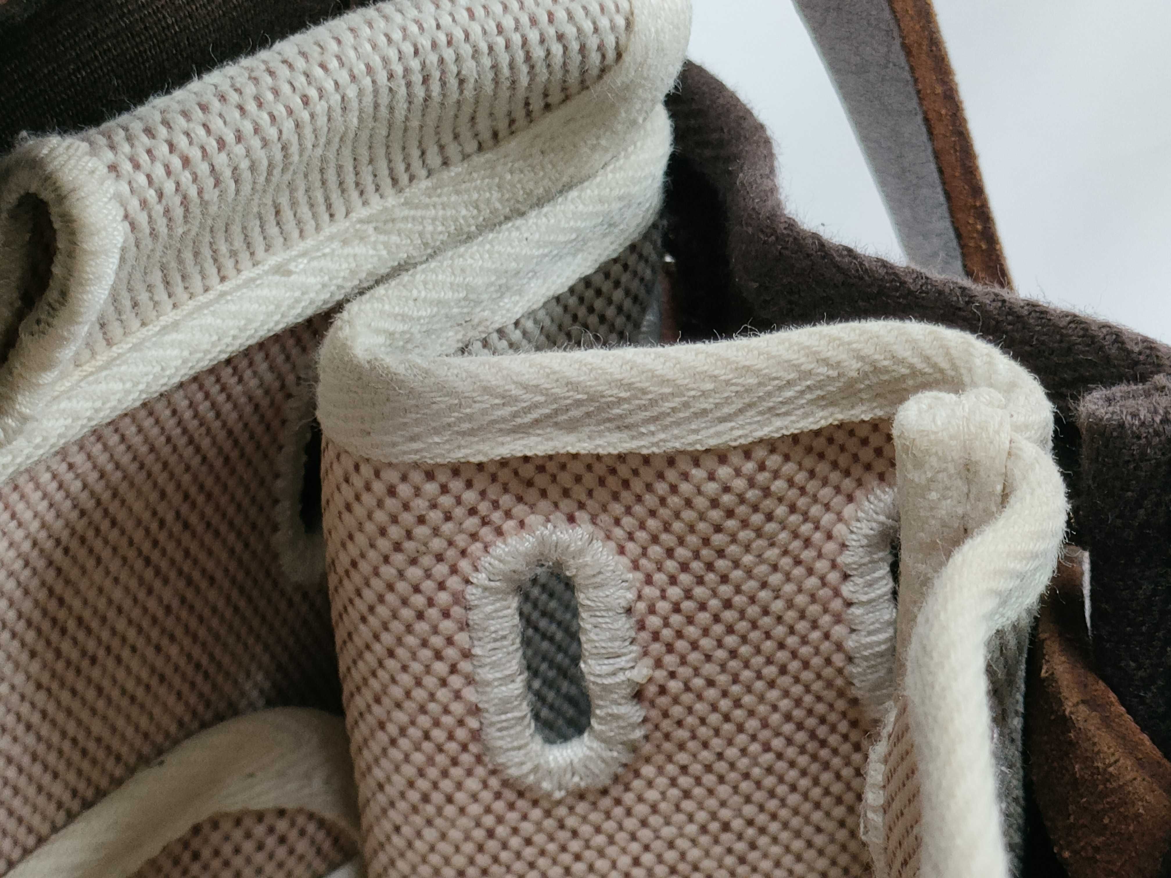 Herbag Ad PM Toile Officier x Vache Hunter Brown Gold Hardware F: 2002 Handbag — view 12