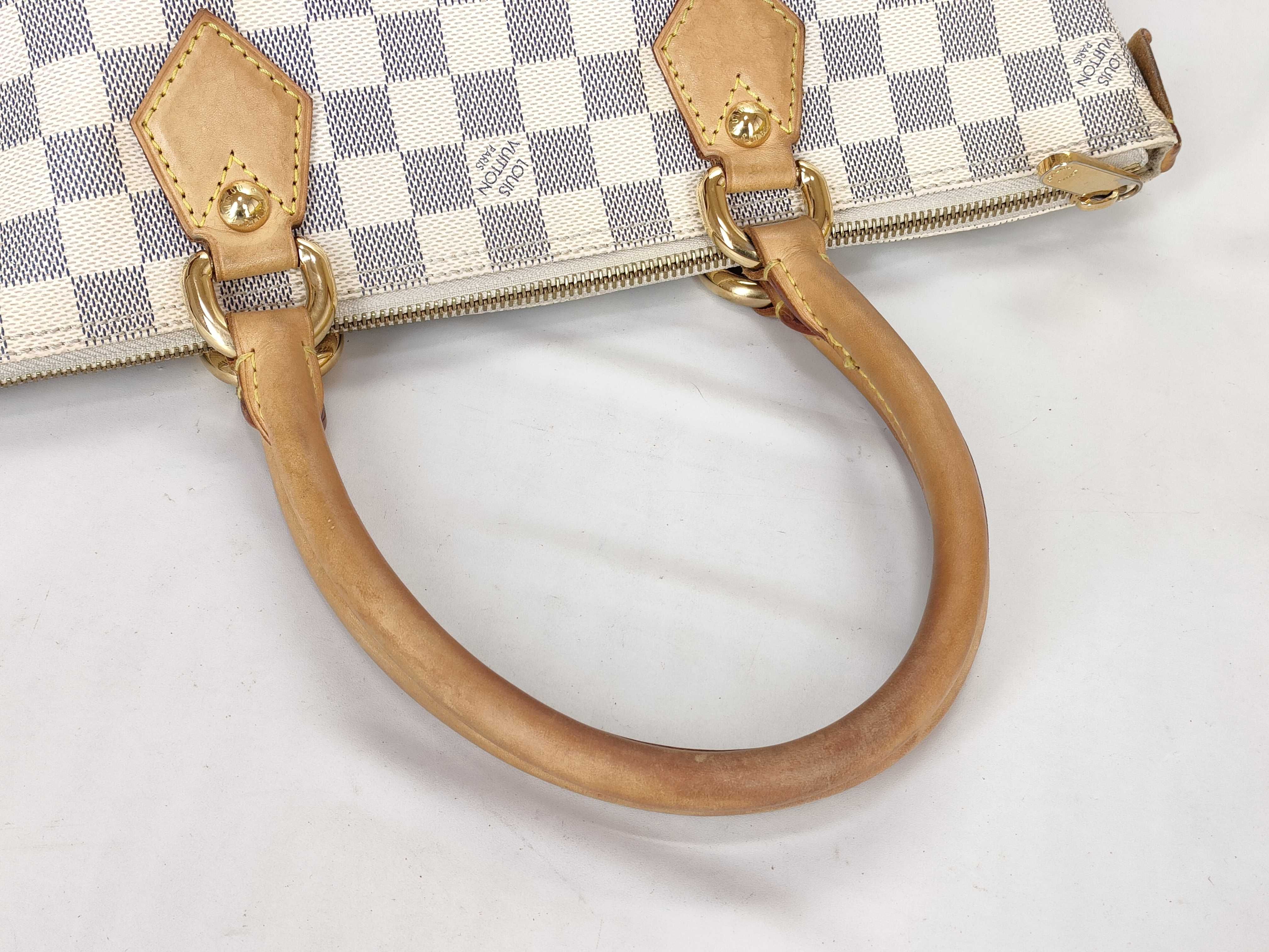 Damier Azur Saleya PM N51186 VI3087 White Tote Bag — view 3