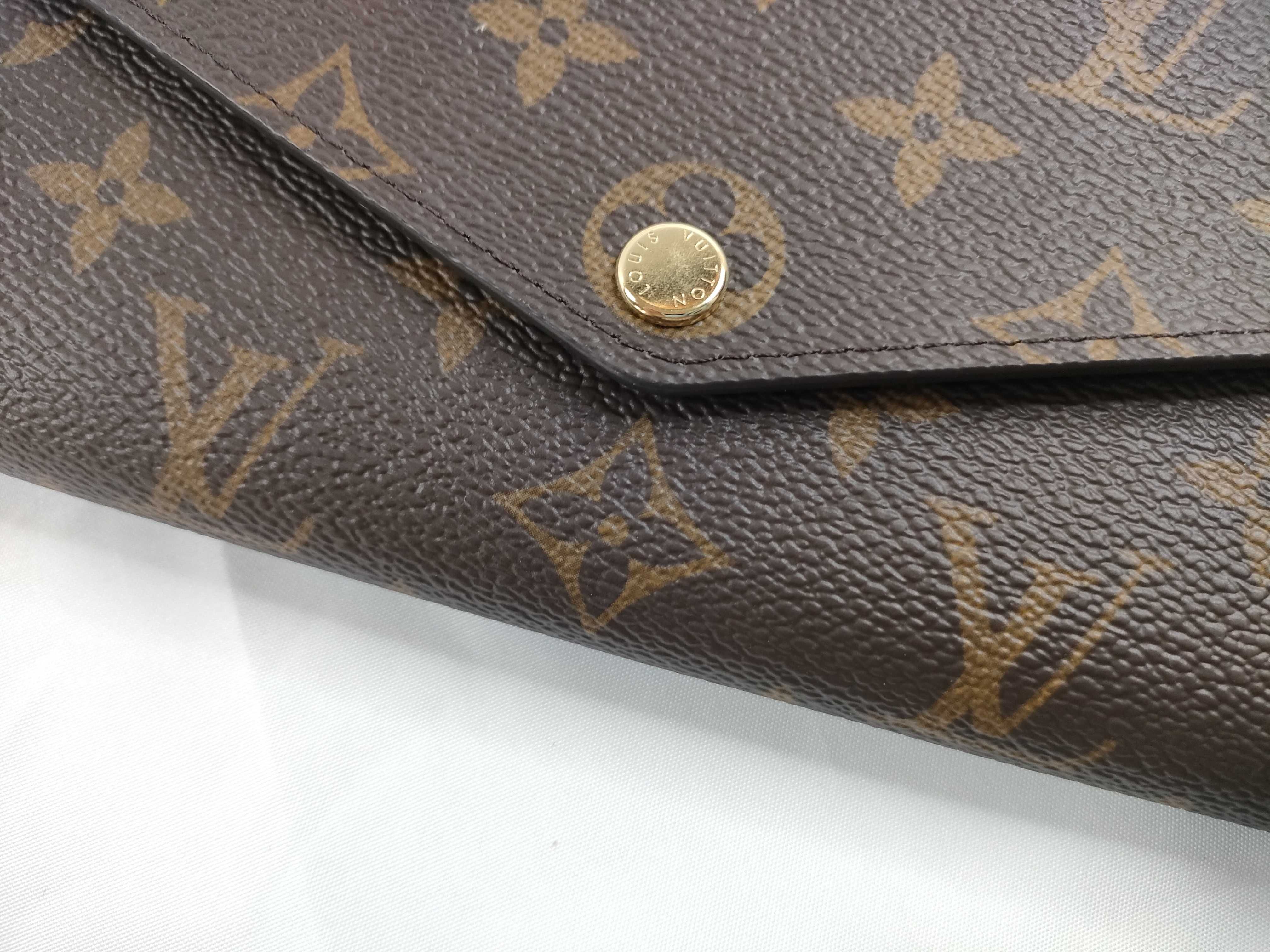 Monogram Louis Vuitton Portefeuille Sarah Long Wallet Monogram M62235 Wallet — view 8