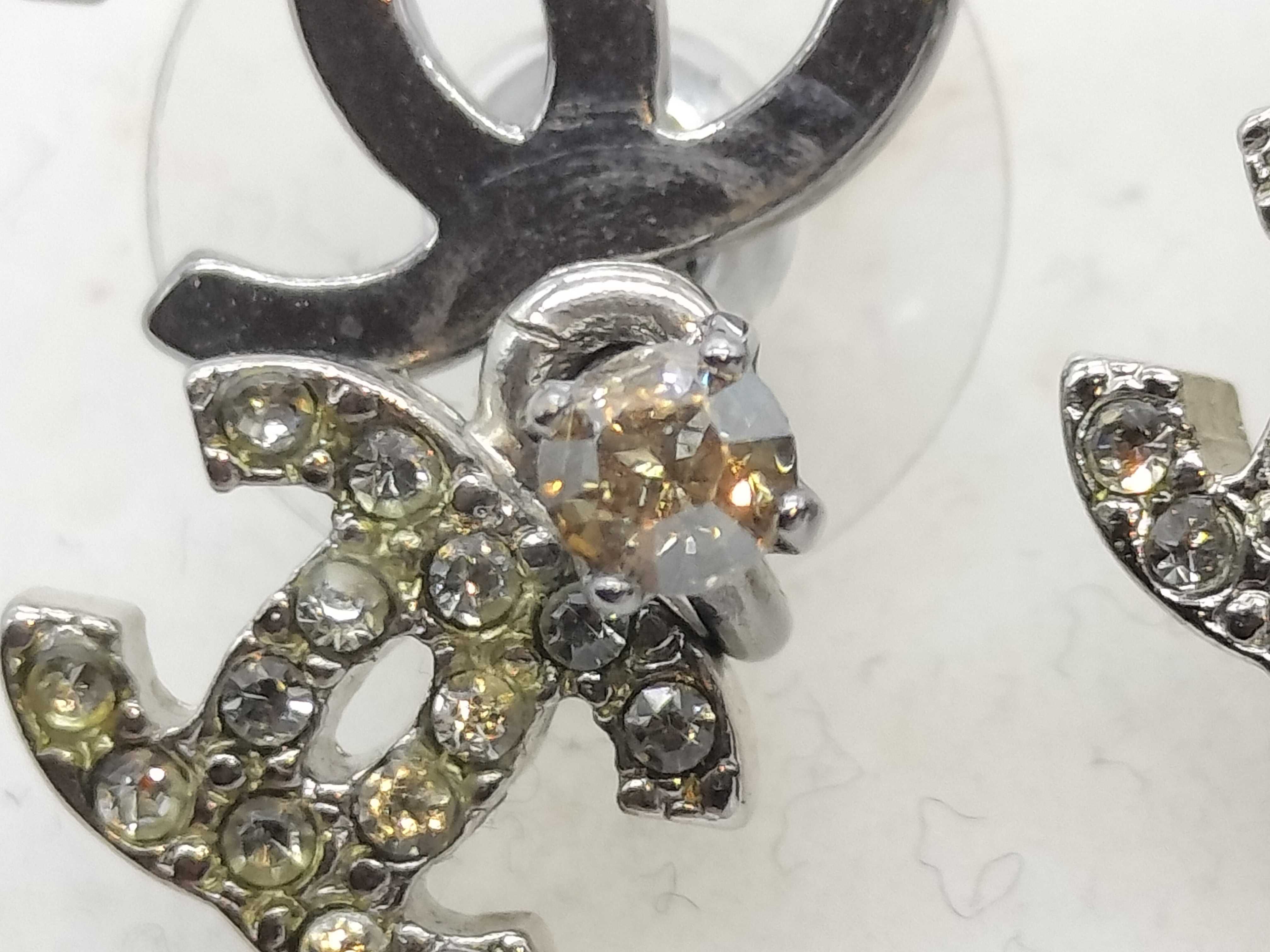 Coco Mark Rhinestone Earrings — view 2