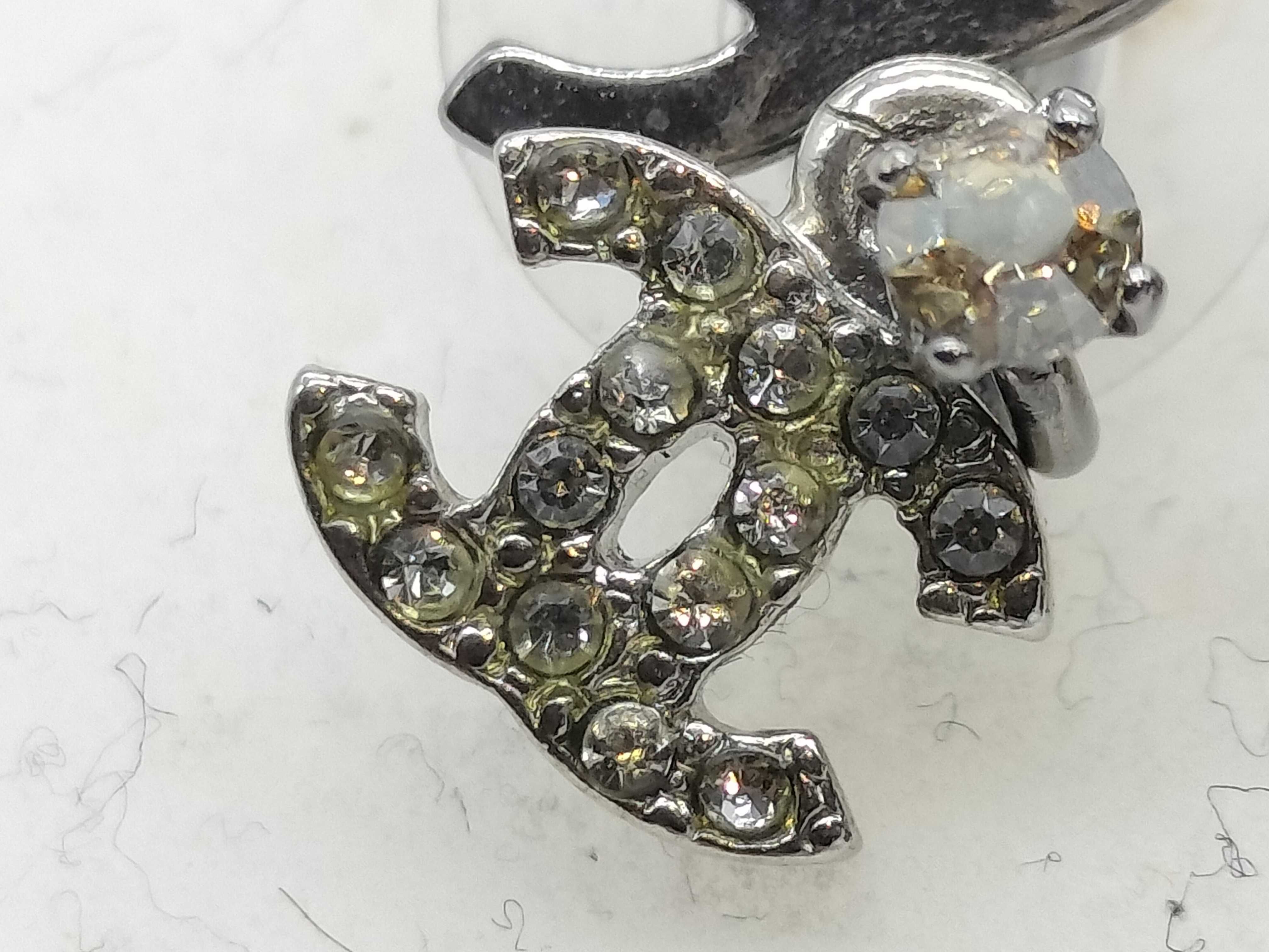Coco Mark Rhinestone Earrings — view 3