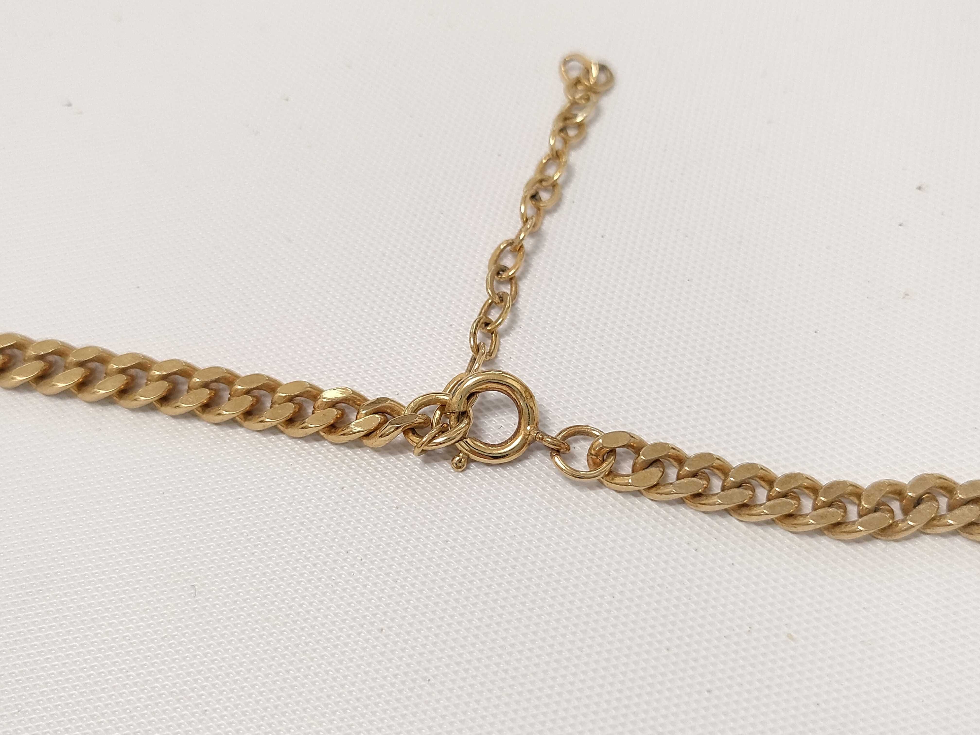 Christian necklace chain, gold and ivory necklace — view 3