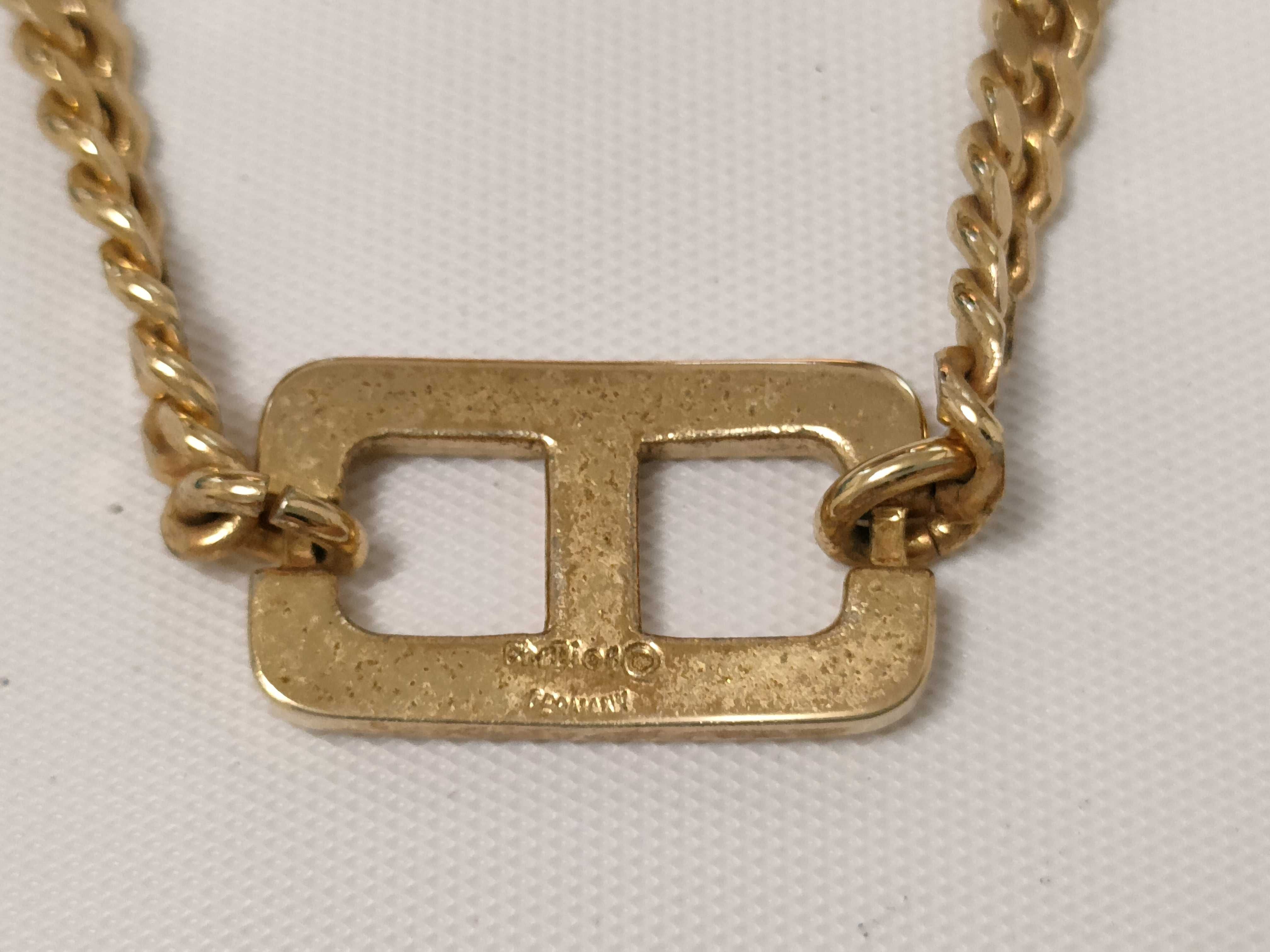 Christian necklace chain, gold and ivory necklace — view 7