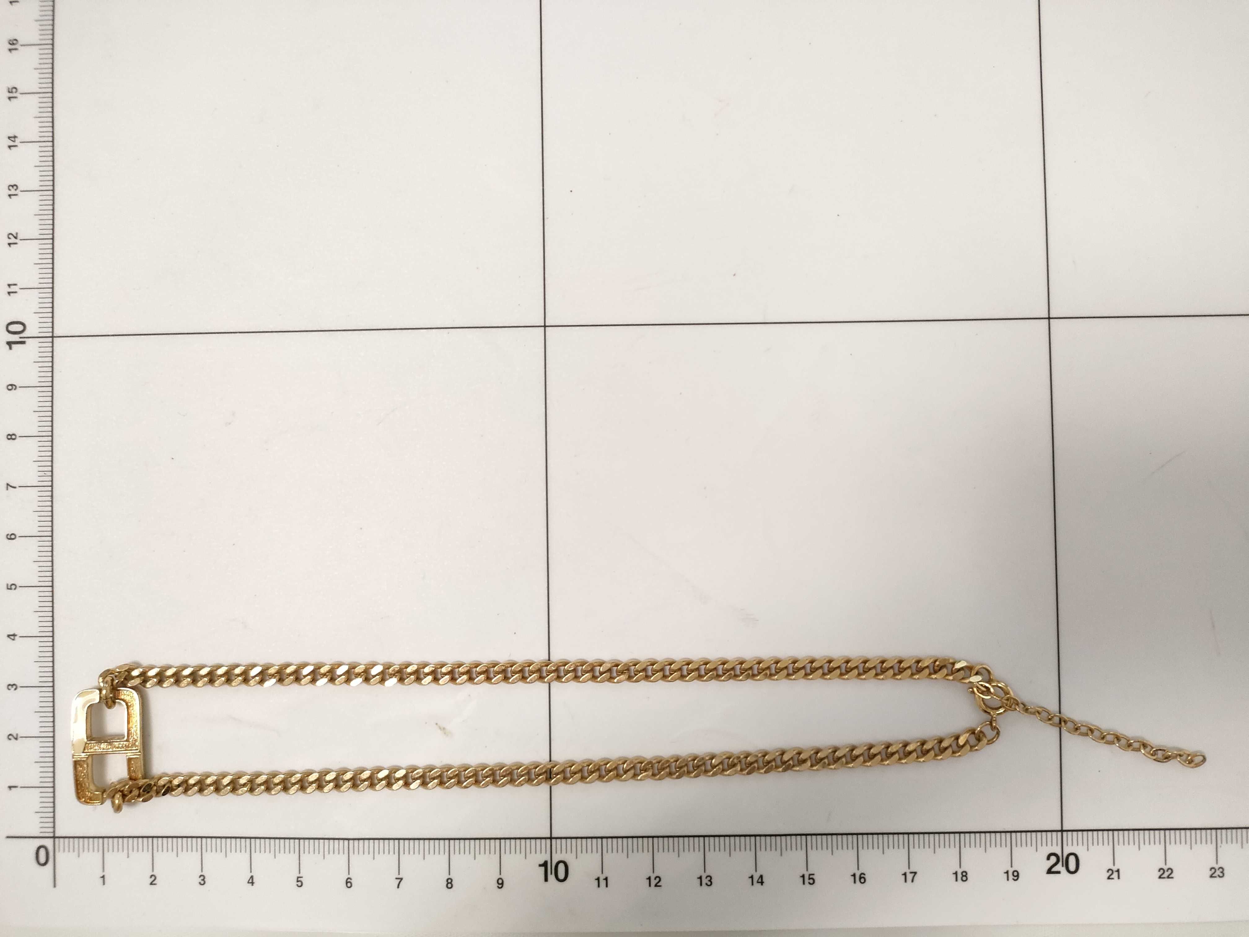 Christian necklace chain, gold and ivory necklace — view 10