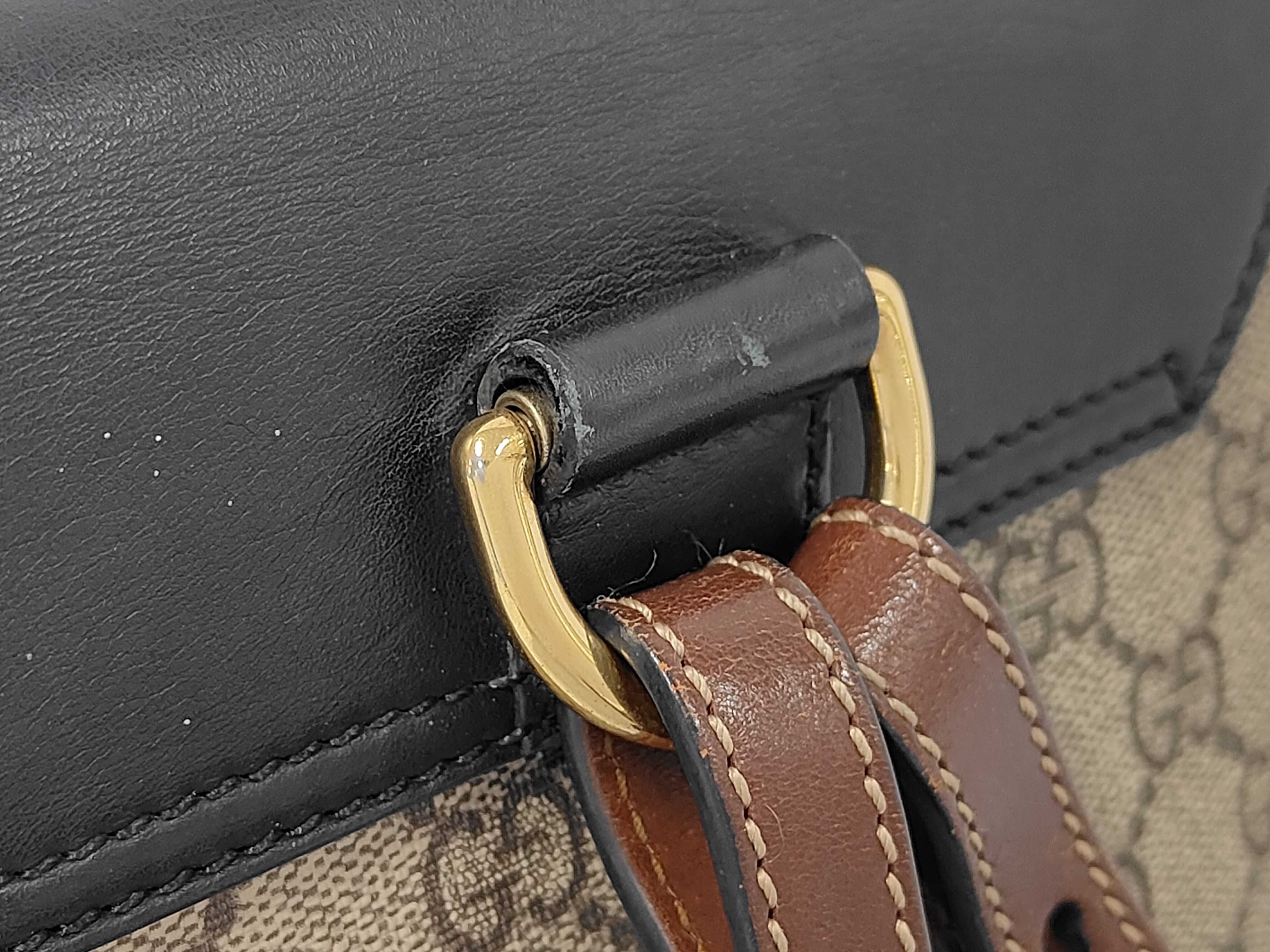 GG Supreme Padlock Backpack PVC Leather Backpack — view 5