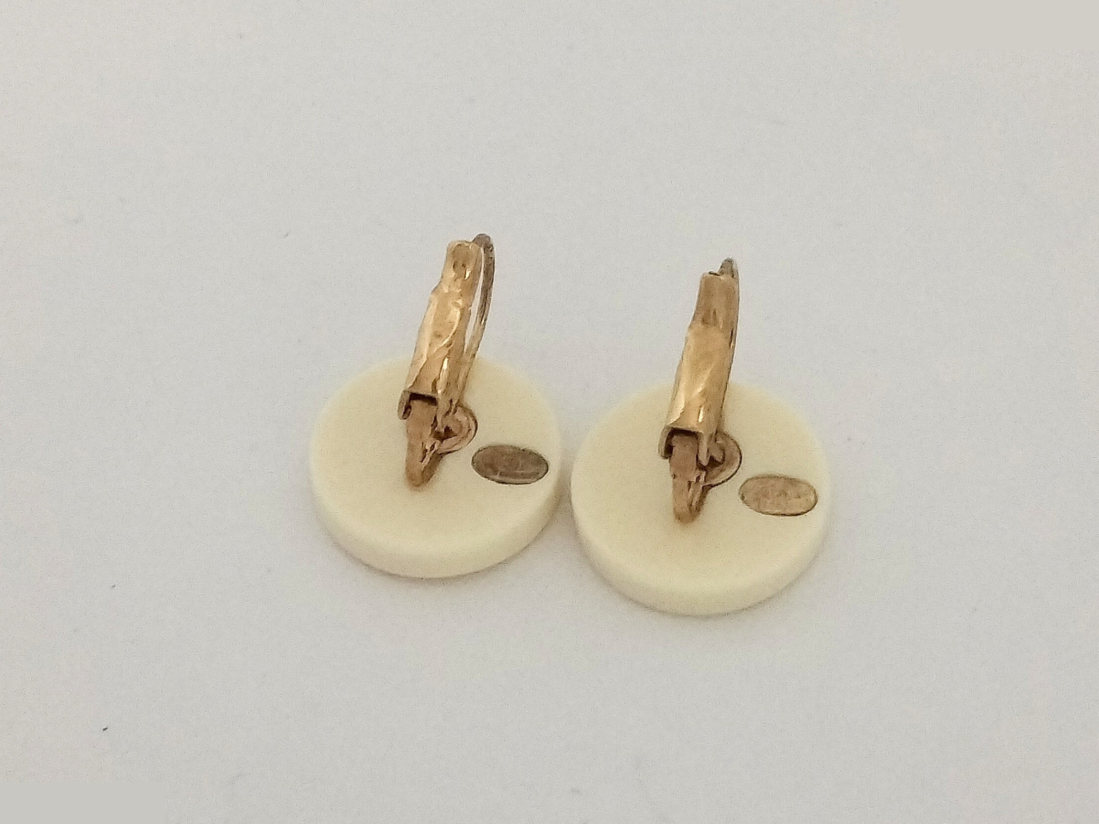 Coco Camellia Plastic Earrings — view 2