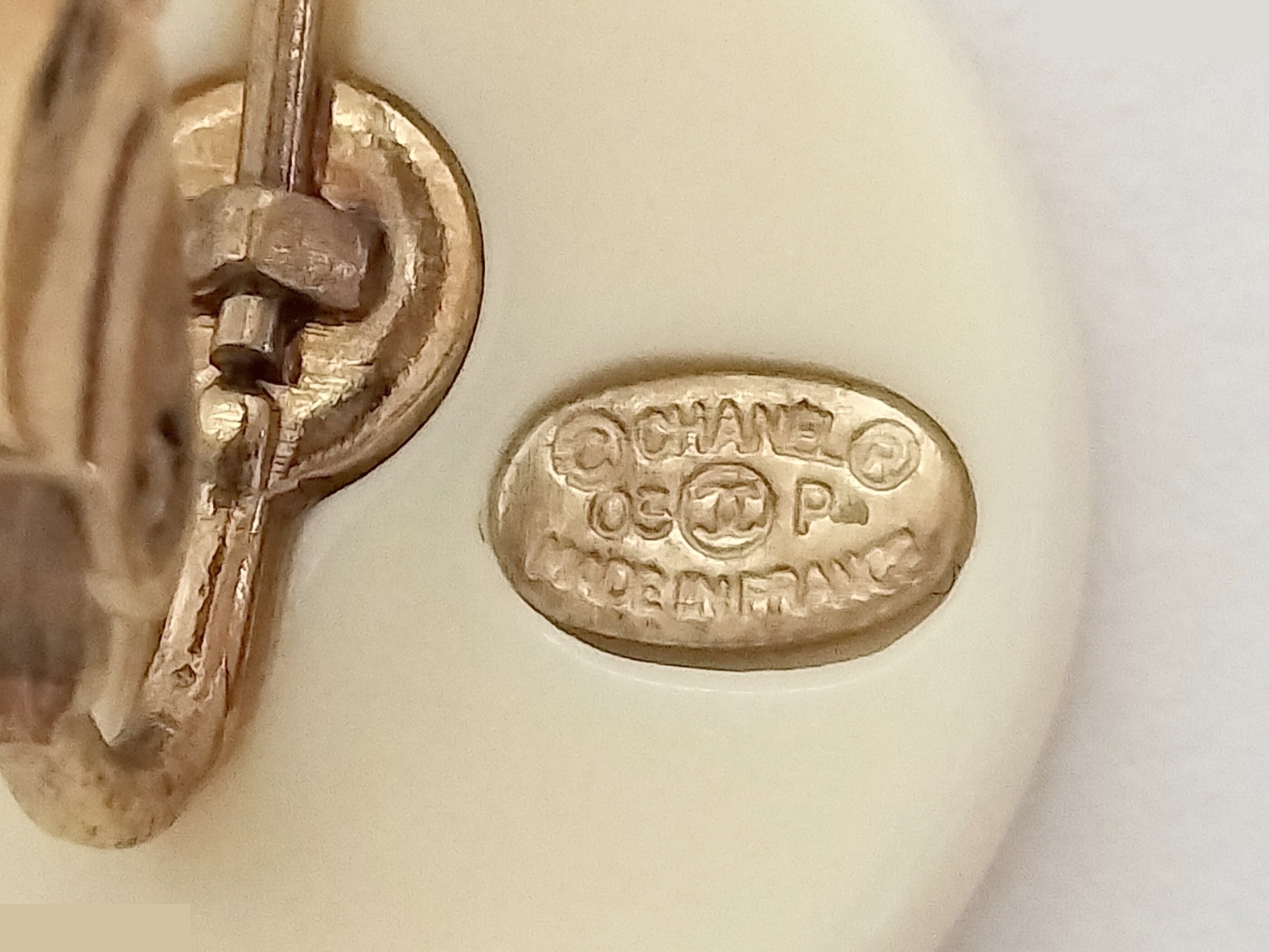 Coco Camellia Plastic Earrings — view 3