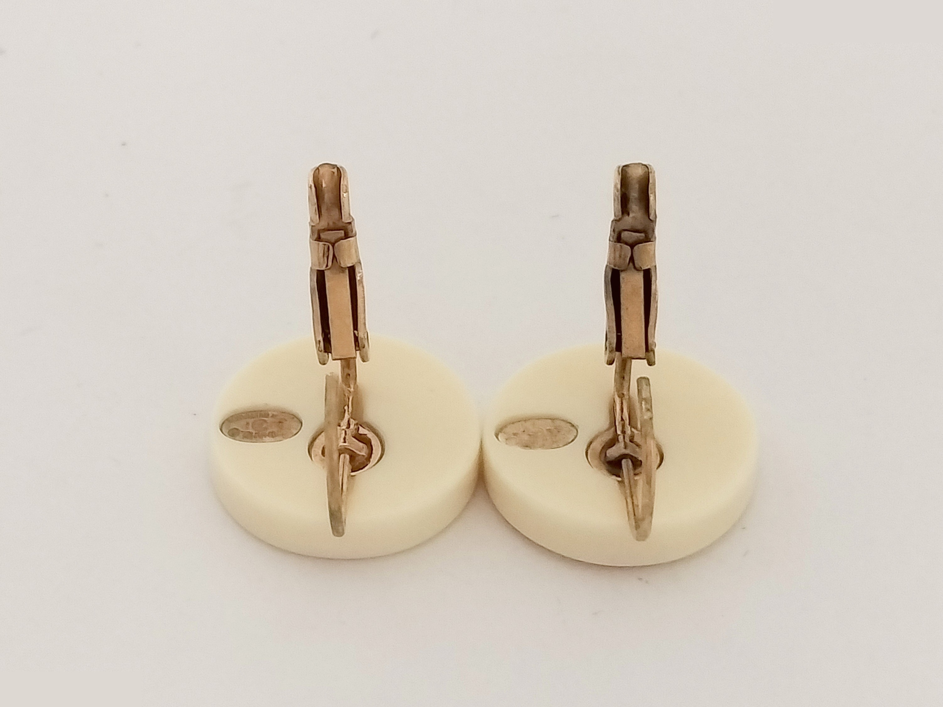 Coco Camellia Plastic Earrings — view 4