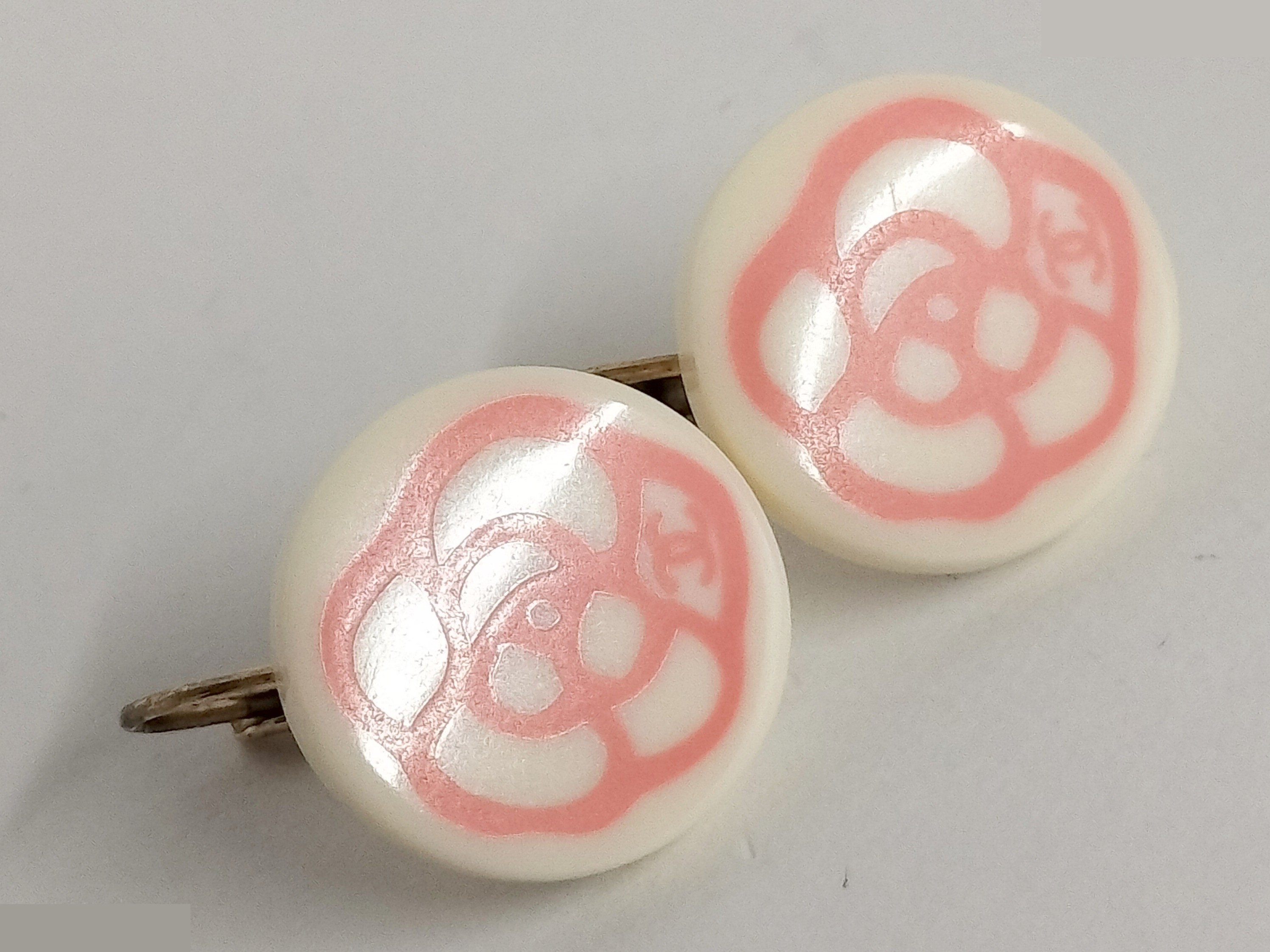 Coco Camellia Plastic Earrings — view 6
