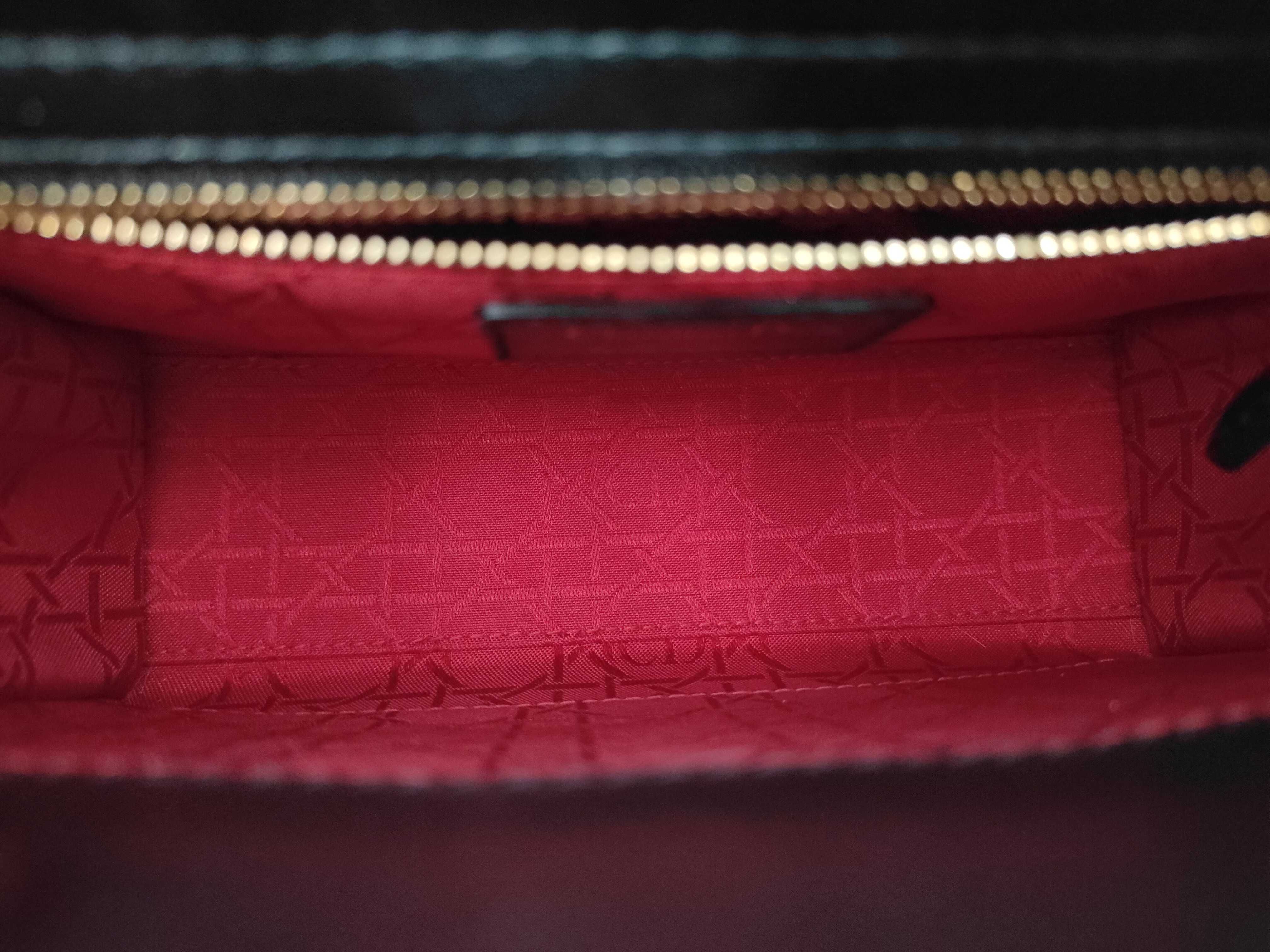 Lady Dior My ABCDior Small Cannage Lambskin Black Gold Hardware Shoulder Bag M0538OCEA_M900 — view 8