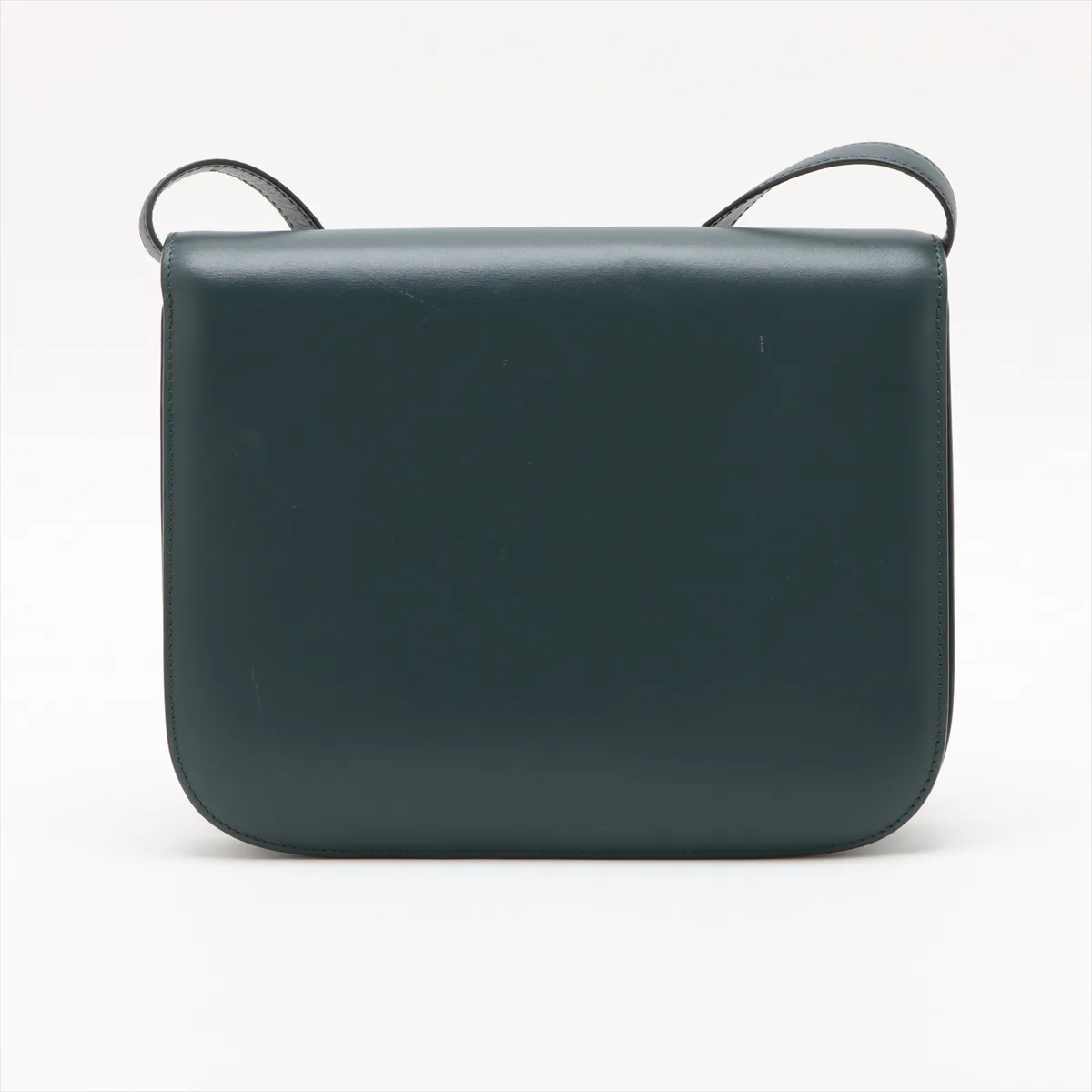 Classic Box Leather Shoulder Bag Green — view 2