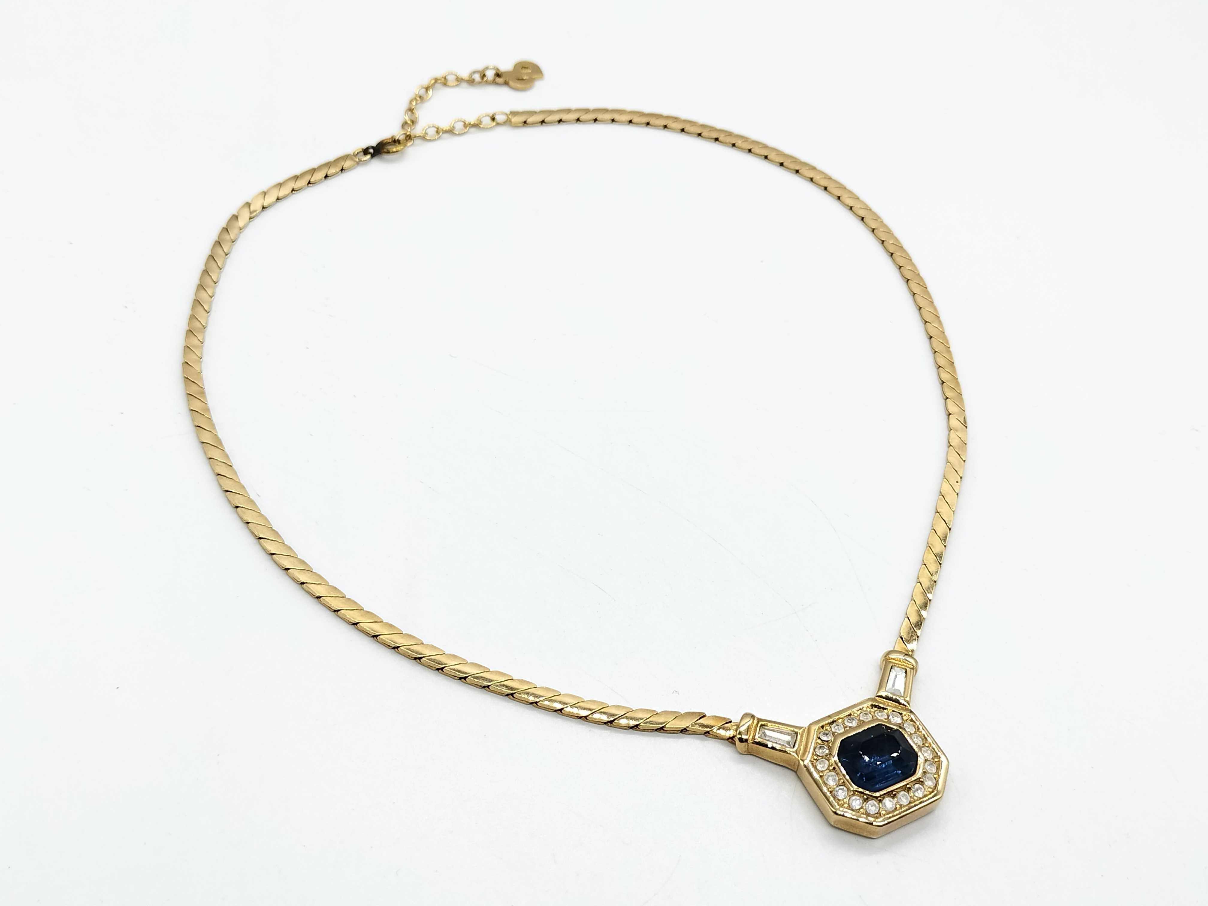 Rhinestone and Colored Stone Necklace