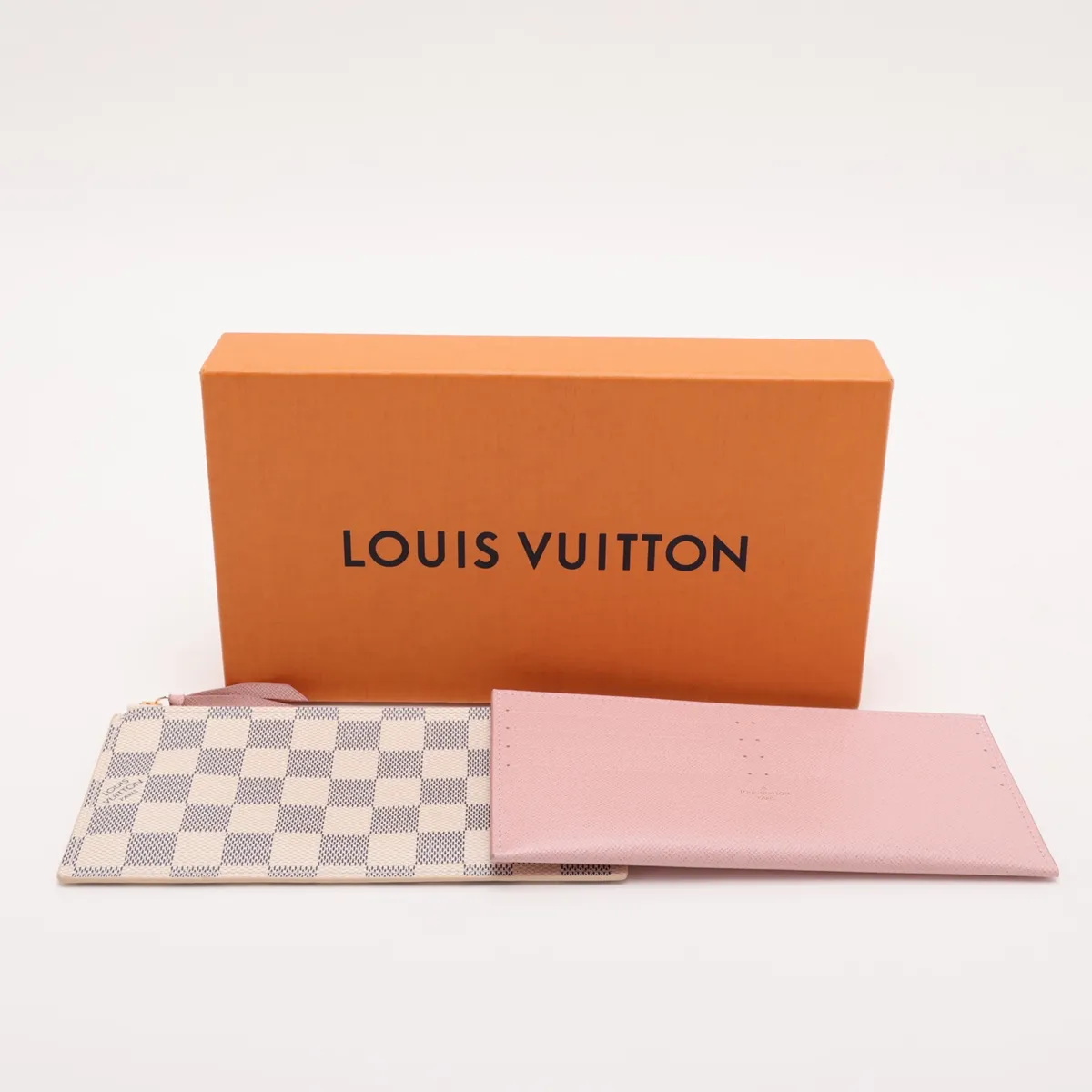 Damier Azur Pochette Felicie N63106 White (RFID detected) — view 11
