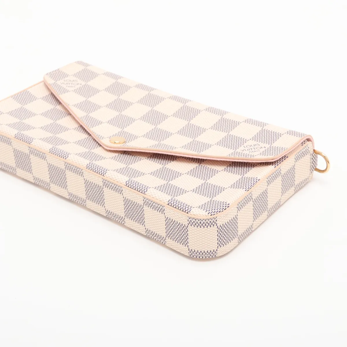 Damier Azur Pochette Felicie N63106 White (RFID detected) — view 3