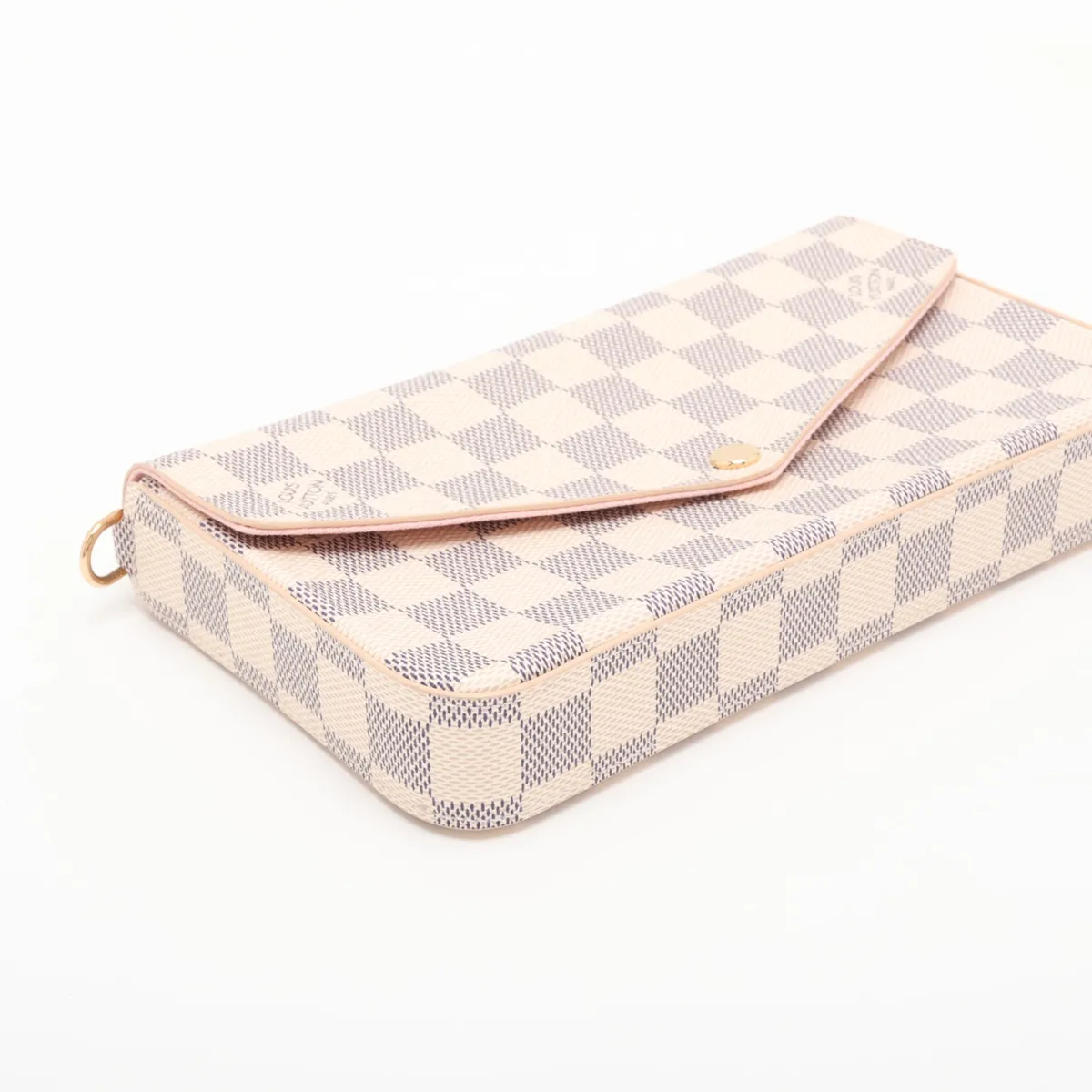 Damier Azur Pochette Felicie N63106 White (RFID detected) — view 4