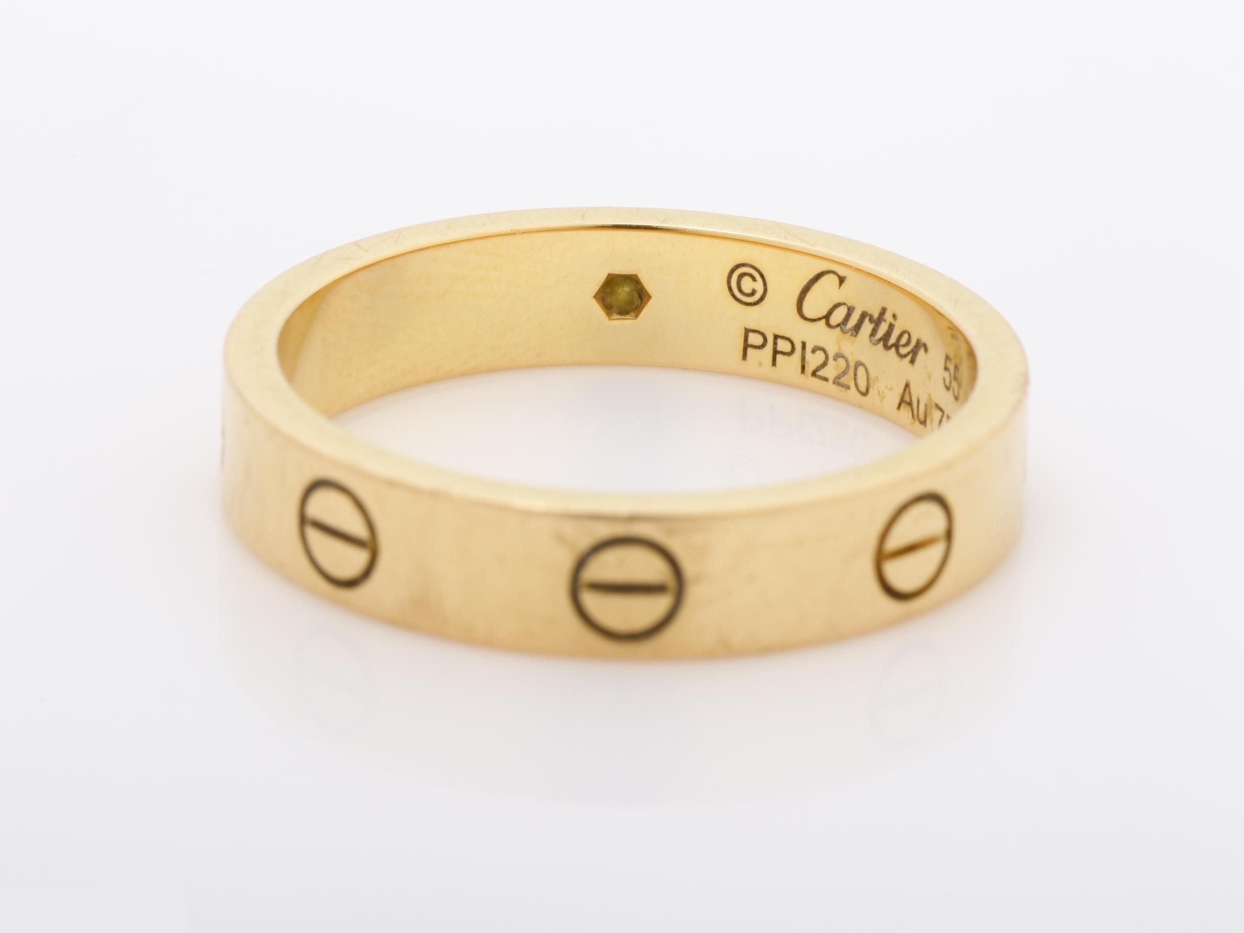 Mini Love Ring, Diamond, Au750PG, 4.96g, Size #55 / Width approx. 39mm — view 4