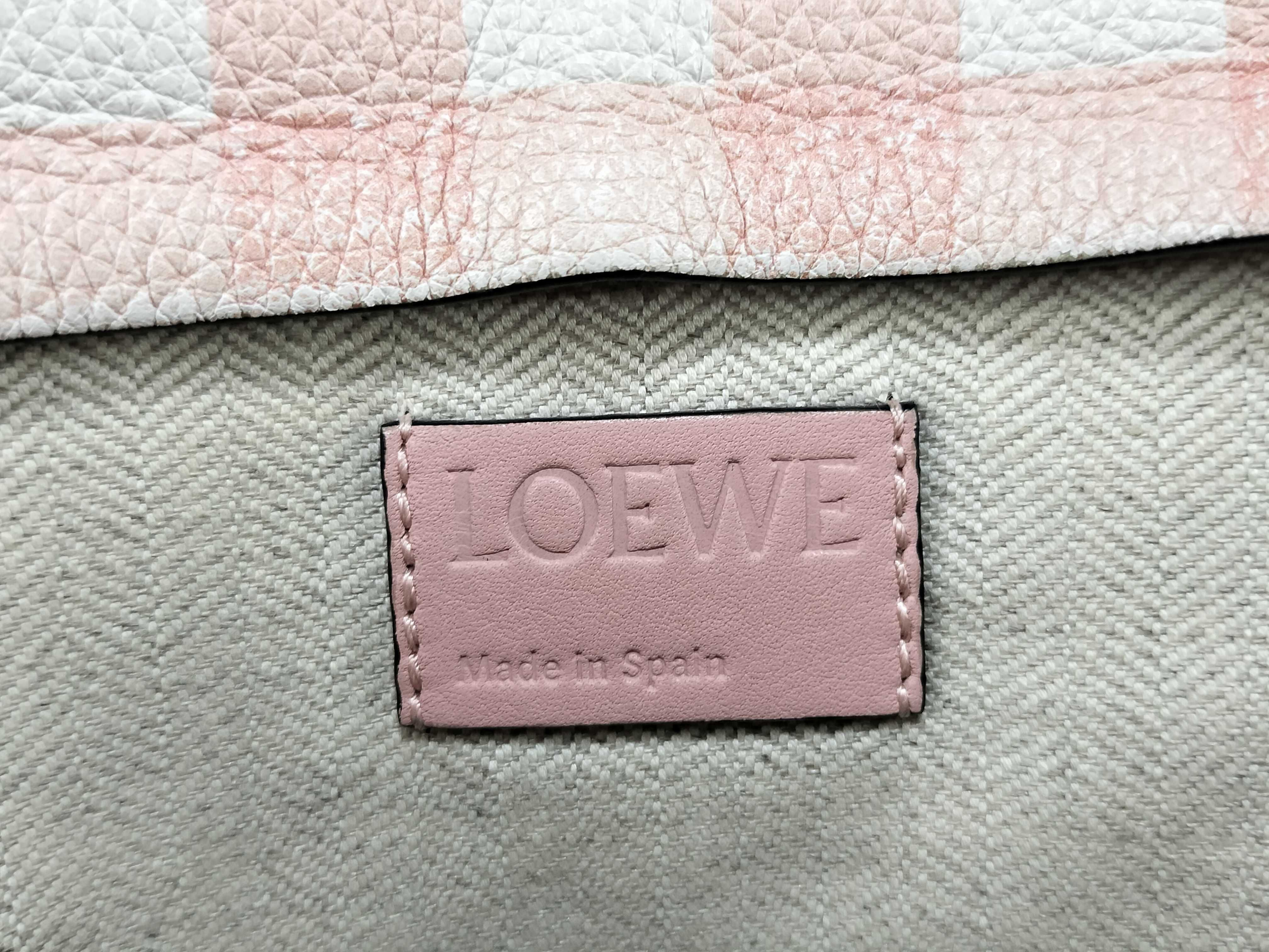 Anagram Leather Gingham Check Shoulder Bag — view 11