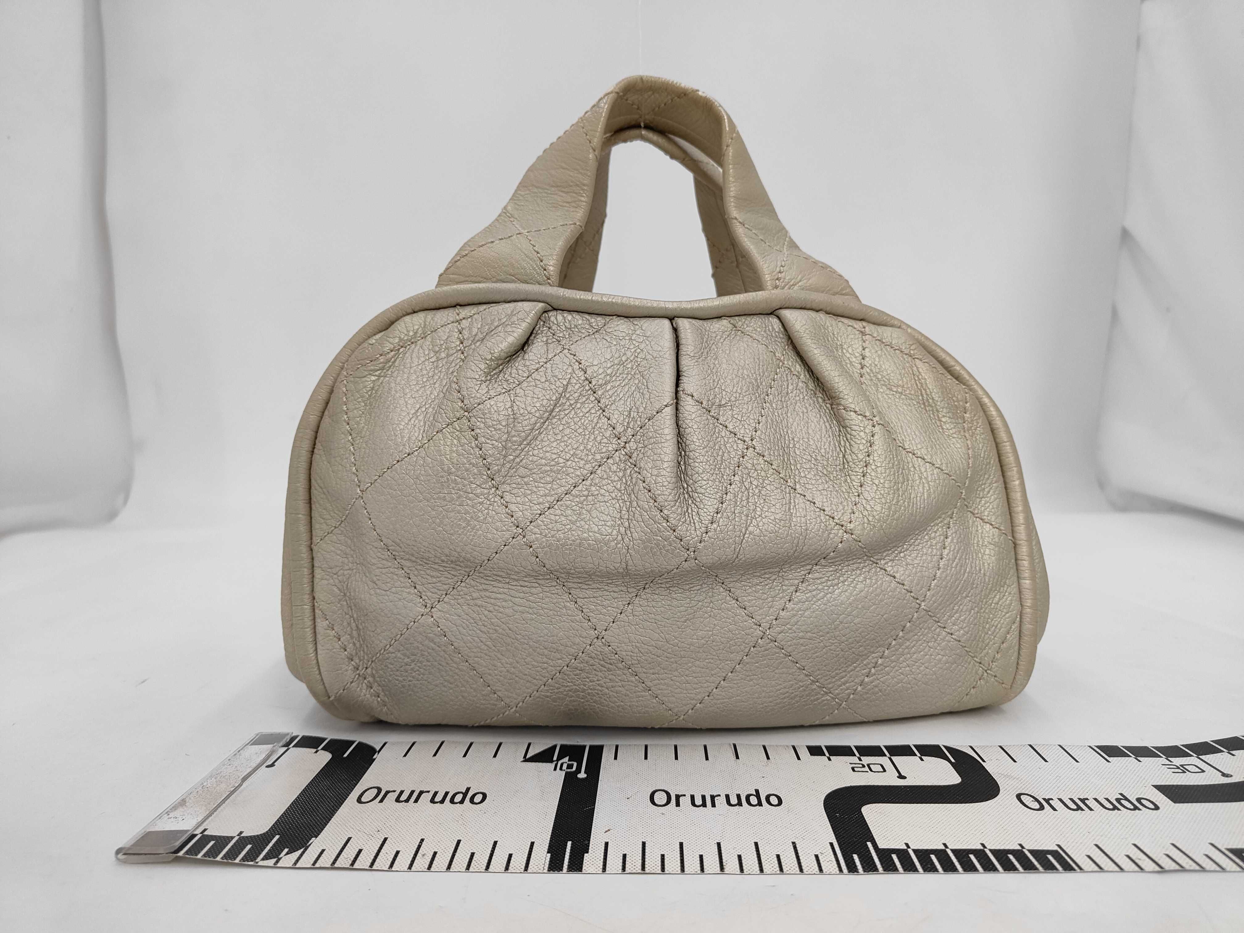 Coco Mark All-Leather Handbag with Serial Card and Sticker — view 2