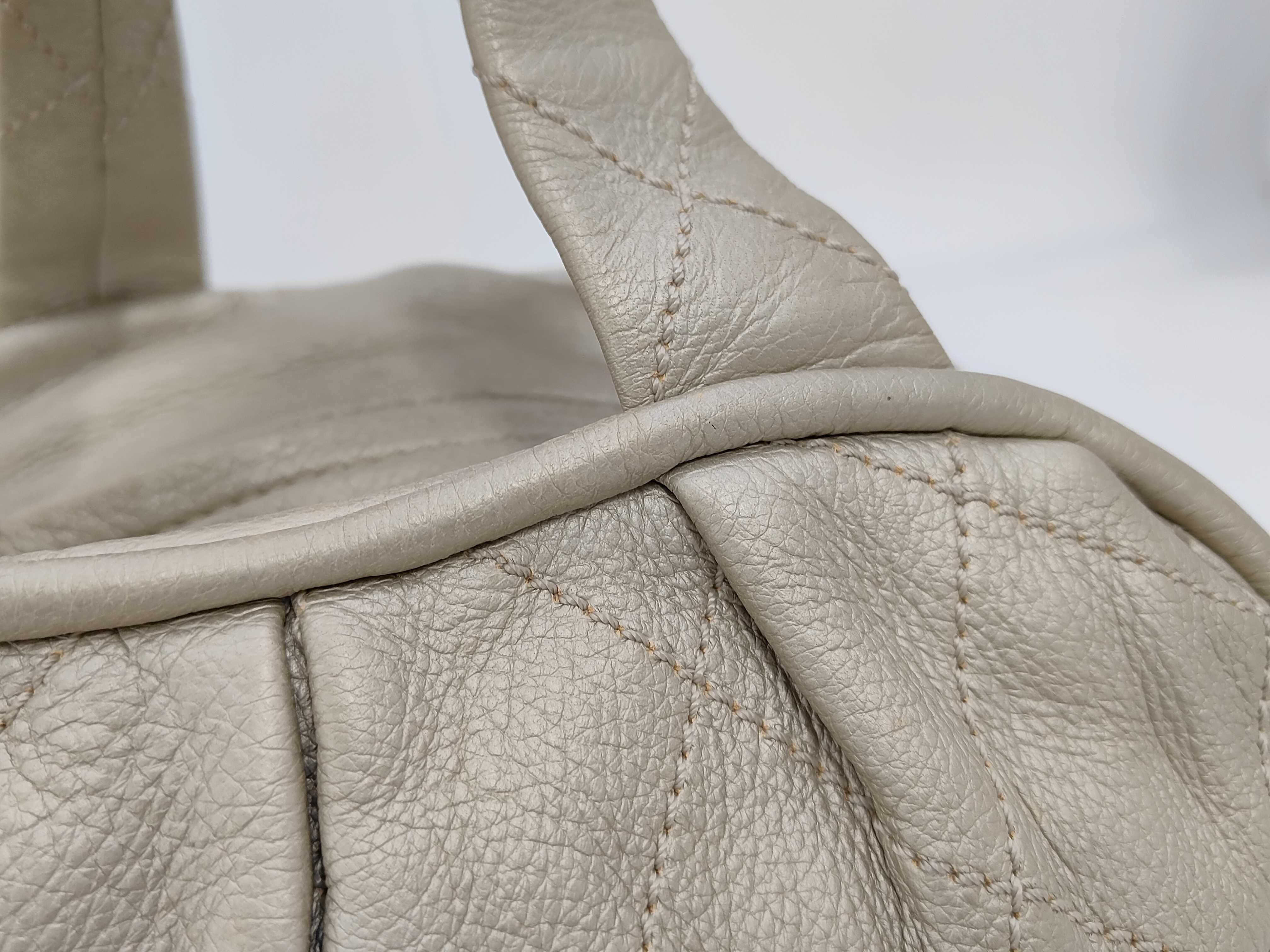 Coco Mark All-Leather Handbag with Serial Card and Sticker — view 3