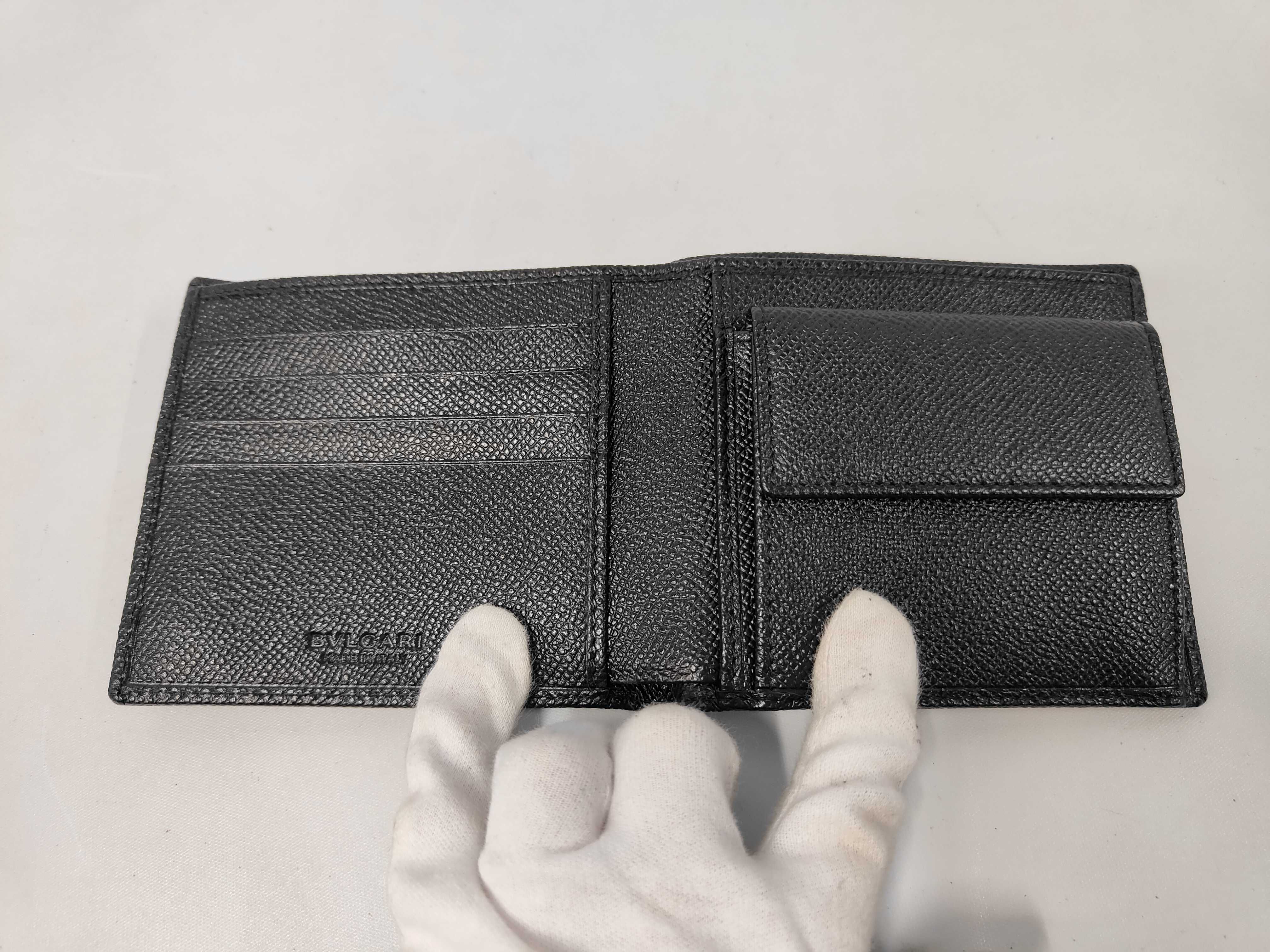 Bulgari Bi-fold Wallet 30396 Bulgari Man Black Leather Wallet — view 7