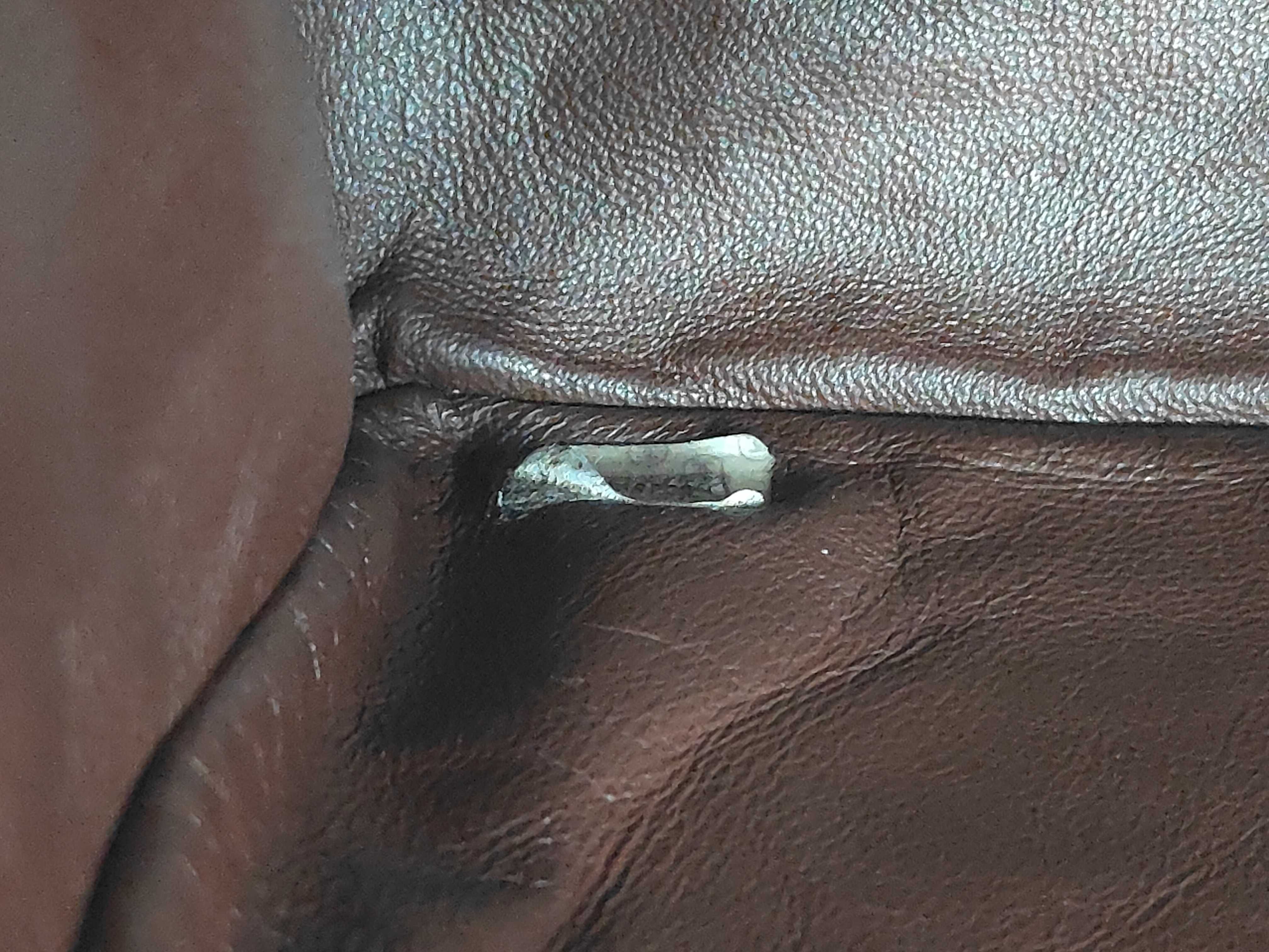 Large Matelassé Lambskin Chain Shoulder Bag, Brown, Series 3 — view 11